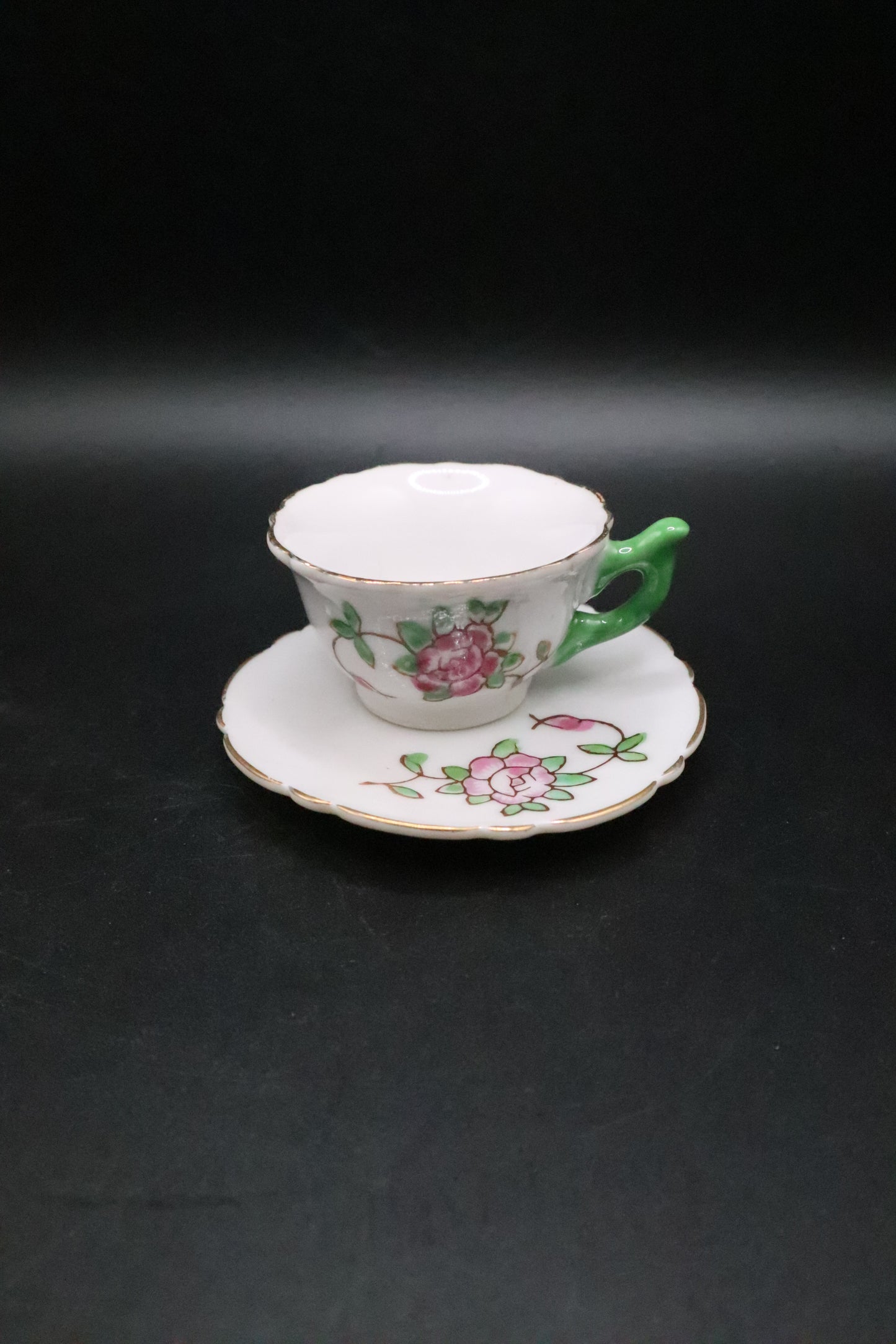 MINIATURE TEA PARTY CUP AND SAUCER MADE IN JAPAN