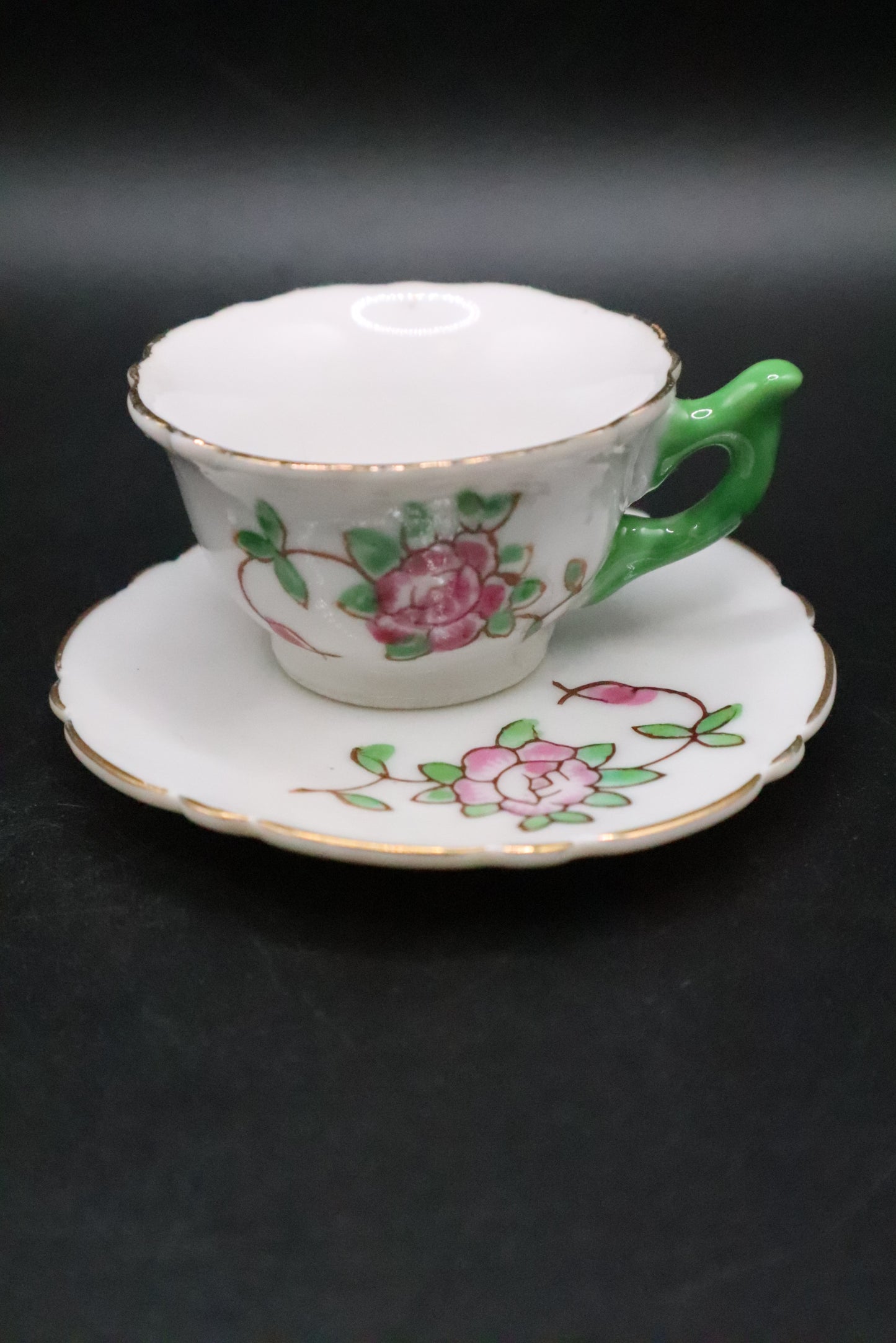 MINIATURE TEA PARTY CUP AND SAUCER MADE IN JAPAN