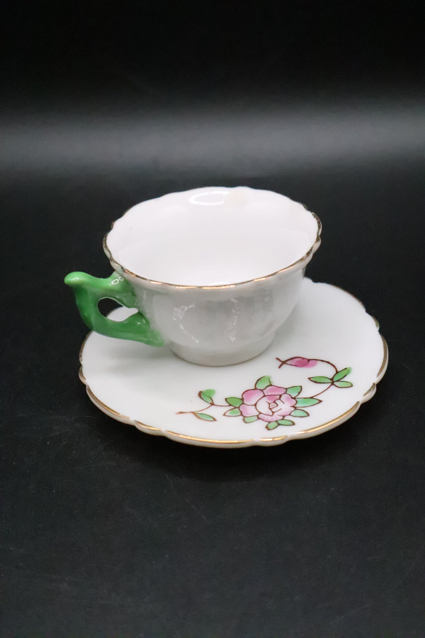 MINIATURE TEA PARTY CUP AND SAUCER MADE IN JAPAN