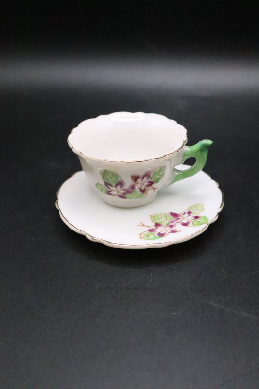 MINIATURE TEA PARTY CUP AND SAUCER MADE IN JAPAN