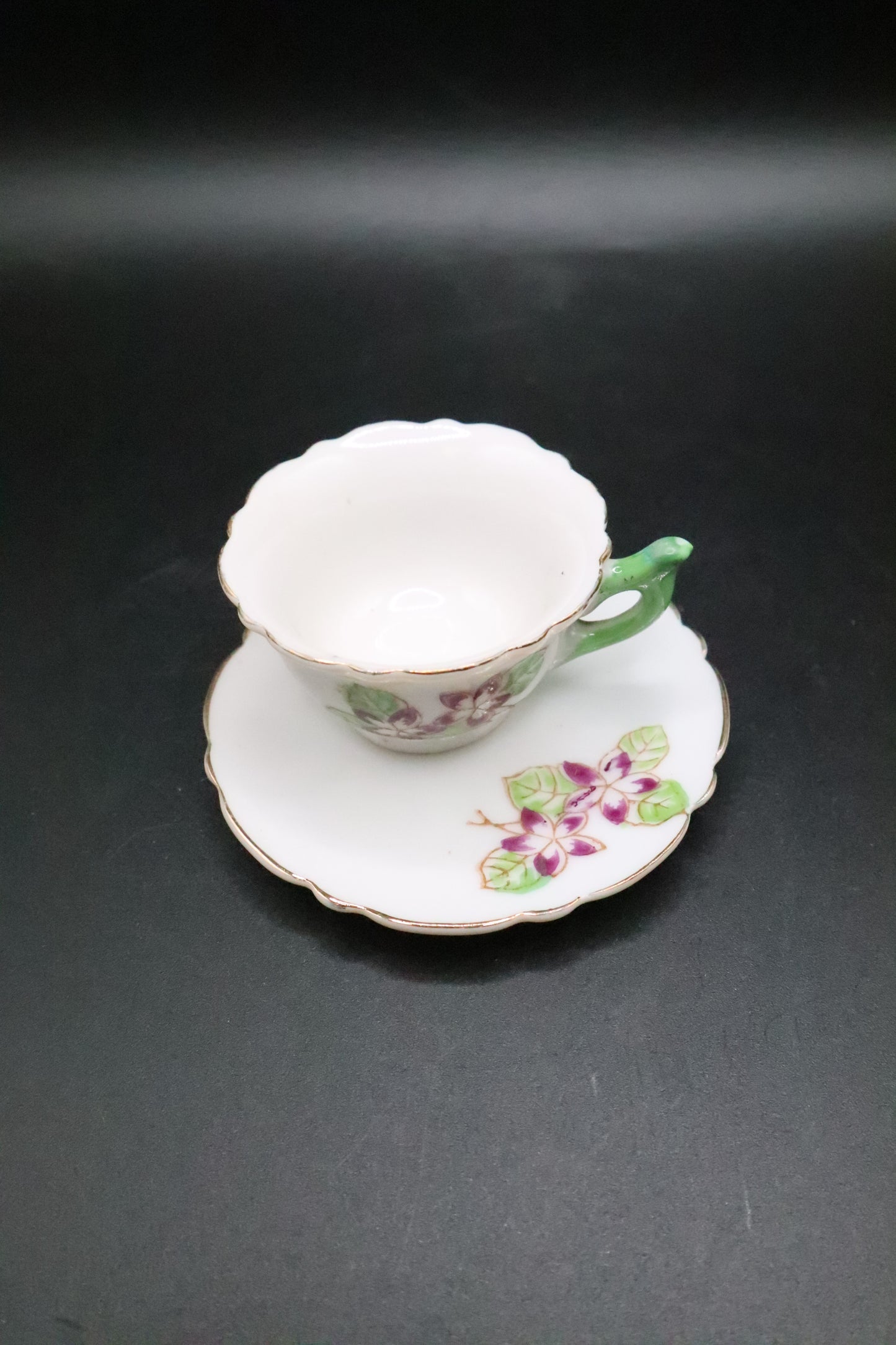 MINIATURE TEA PARTY CUP AND SAUCER MADE IN JAPAN