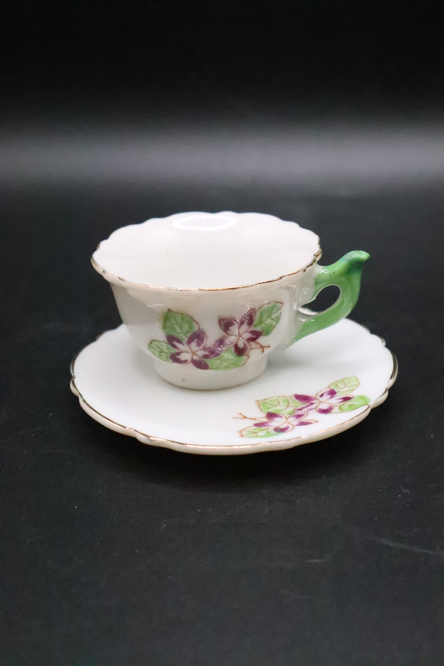 MINIATURE TEA PARTY CUP AND SAUCER MADE IN JAPAN