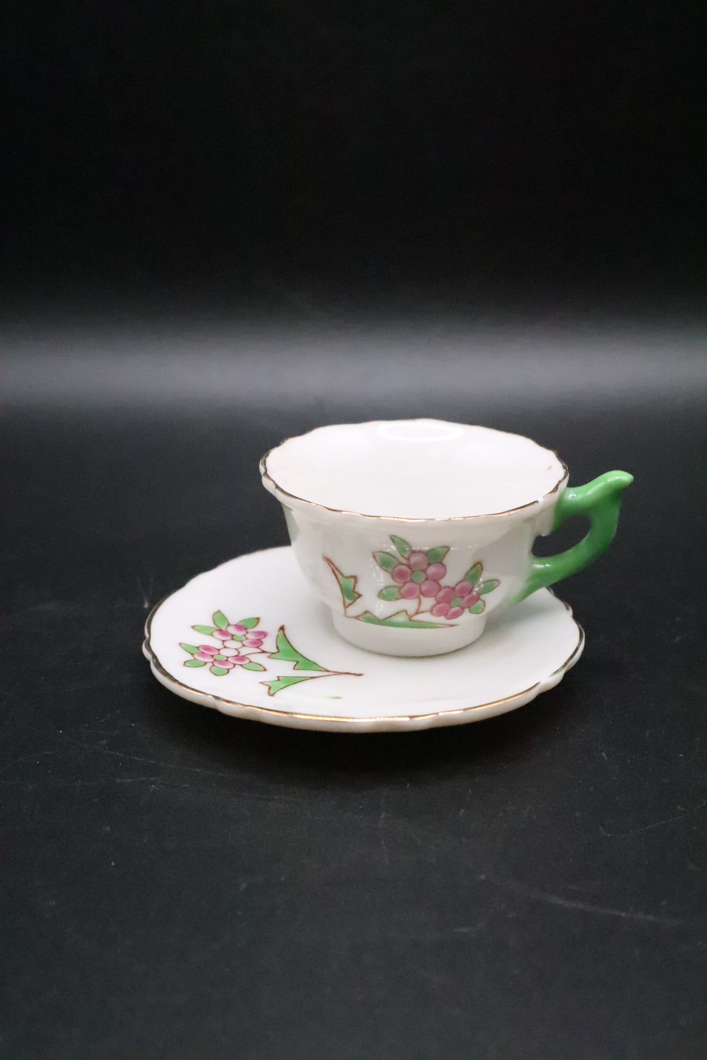 MINIATURE TEA PARTY CUP AND SAUCER MADE IN JAPAN