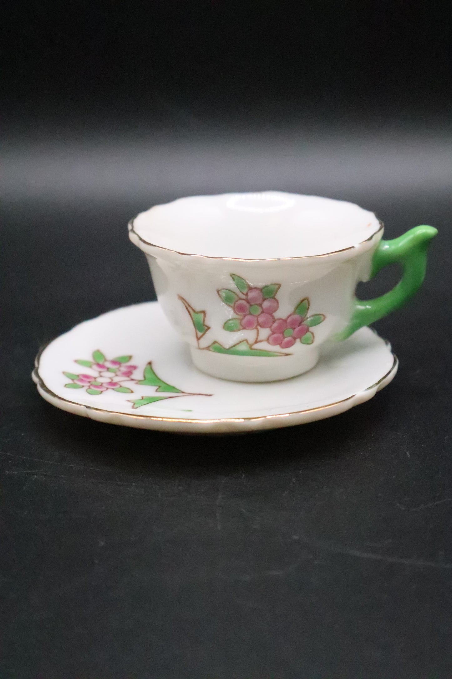 MINIATURE TEA PARTY CUP AND SAUCER MADE IN JAPAN