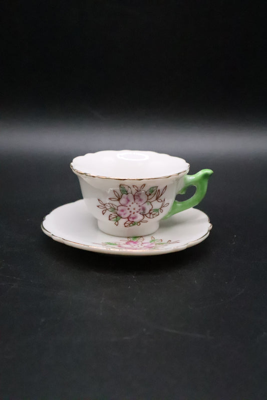 MINIATURE TEA PARTY CUP AND SAUCER MADE IN JAPAN