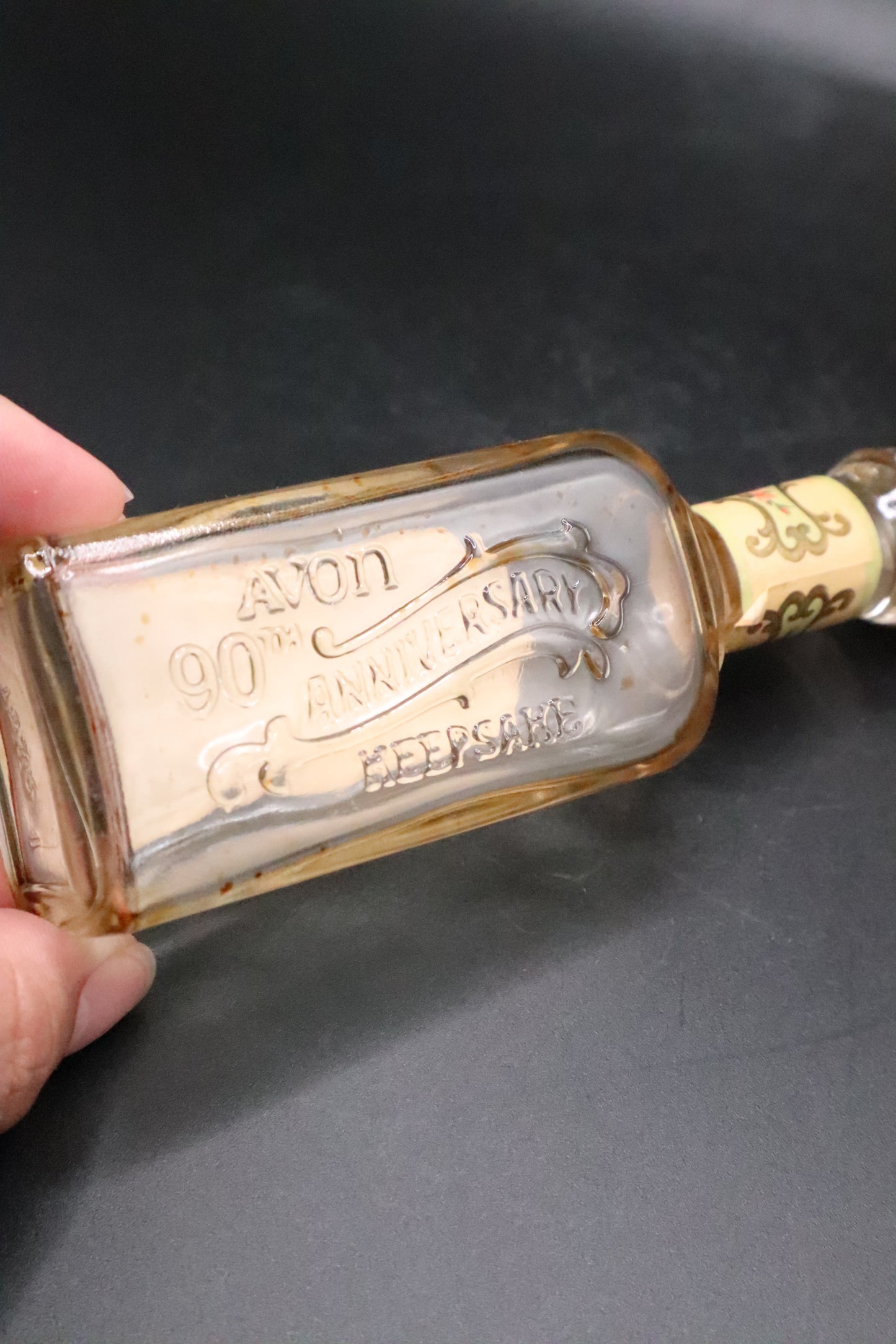 VINTAGE AVON PERFUME 90TH ANNIVERSARY KEEPSAKE