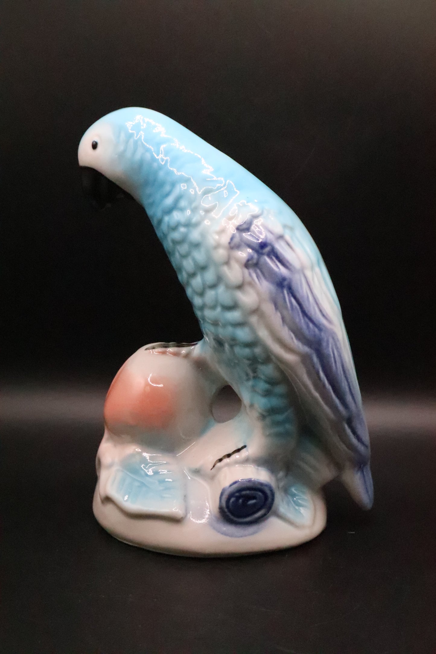 VINTAGE MADE IN BRAZIL BLUE PORCELAIN