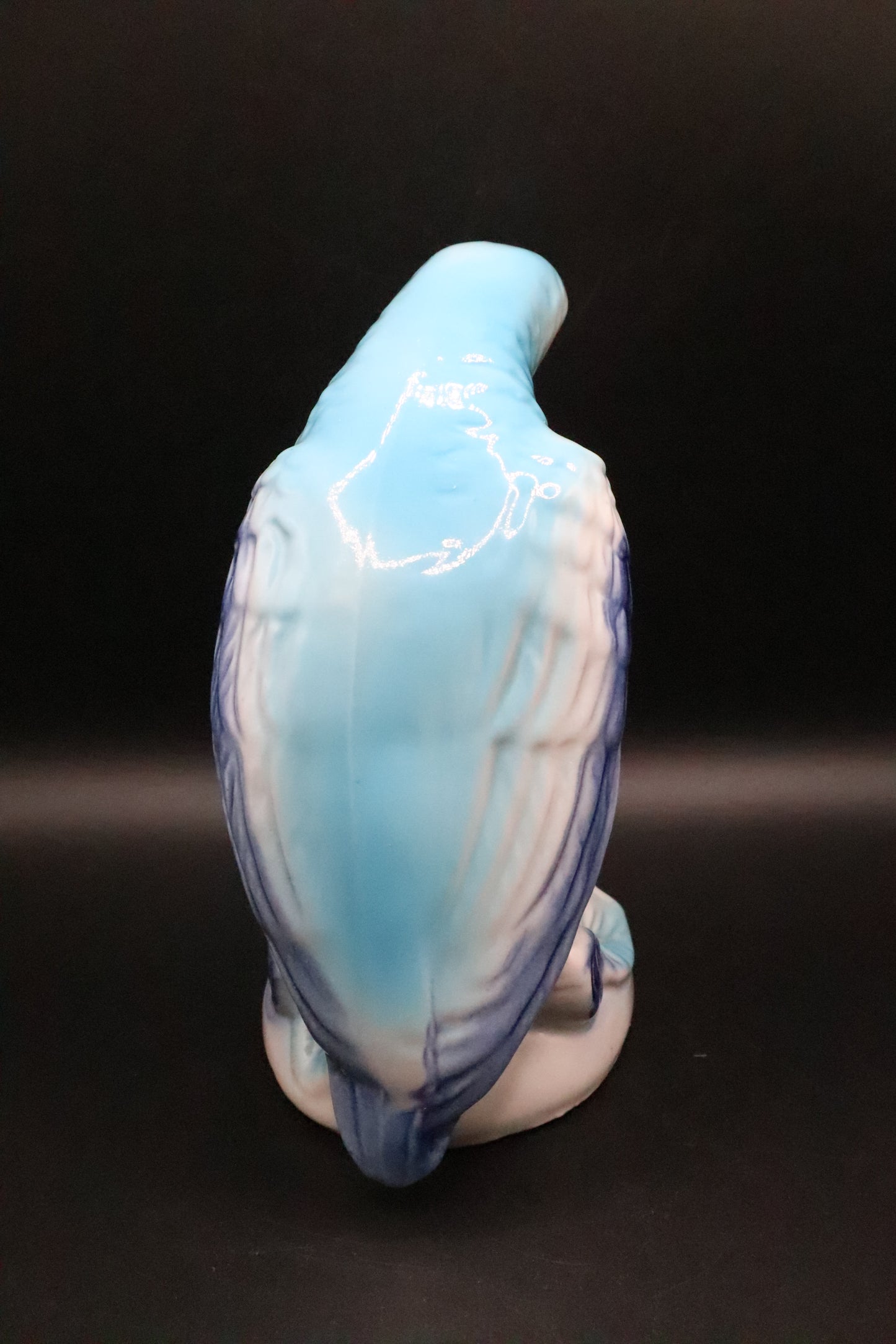 VINTAGE MADE IN BRAZIL BLUE PORCELAIN