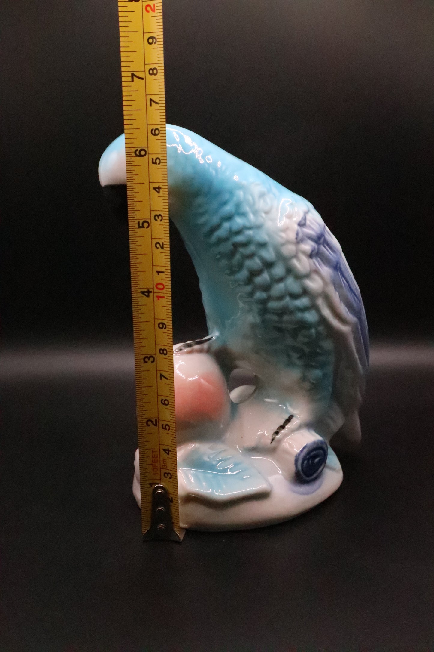 VINTAGE MADE IN BRAZIL BLUE PORCELAIN