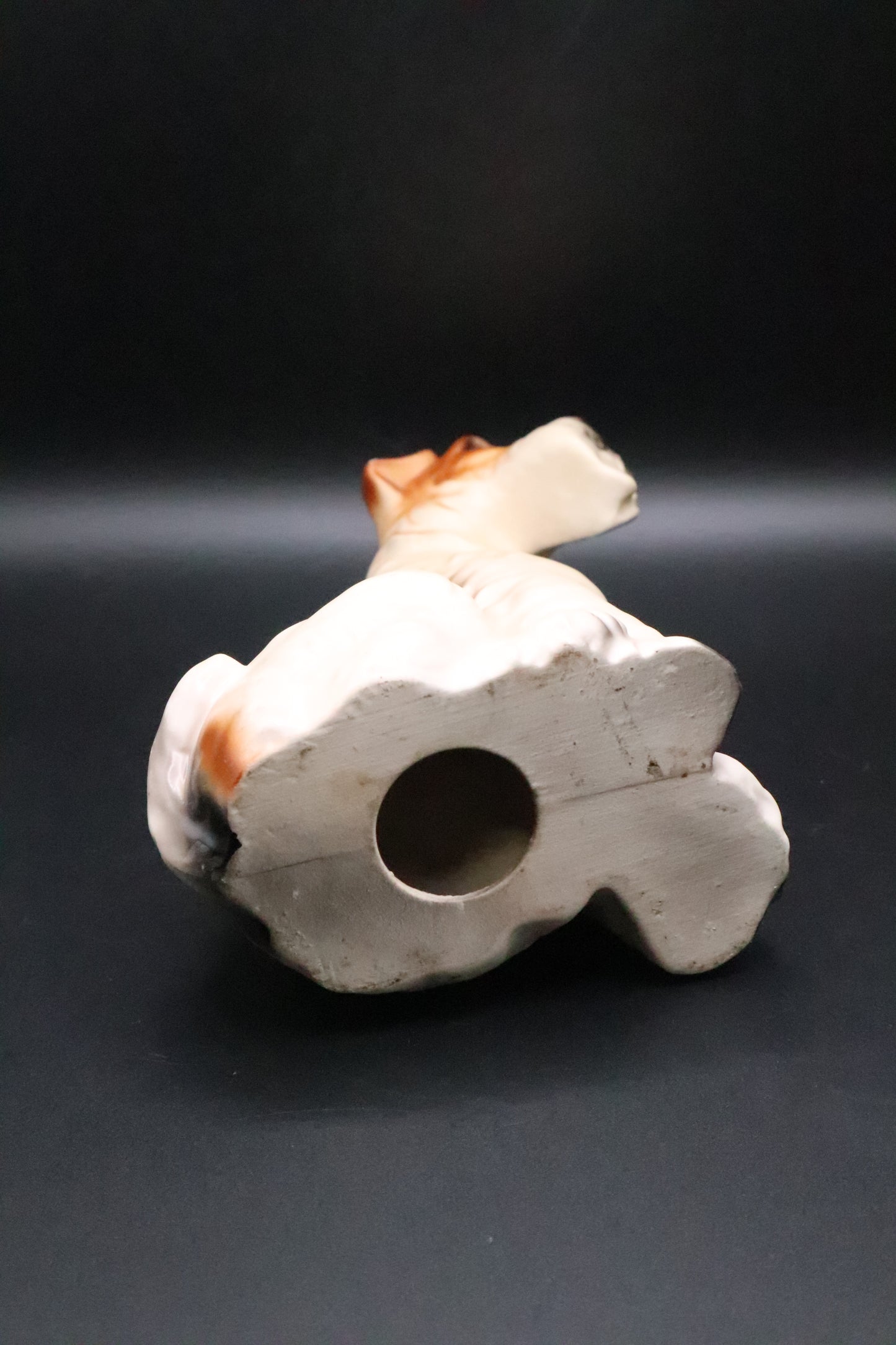 VINTAGE PORCELAIN FOX TERRIER FIGURINE