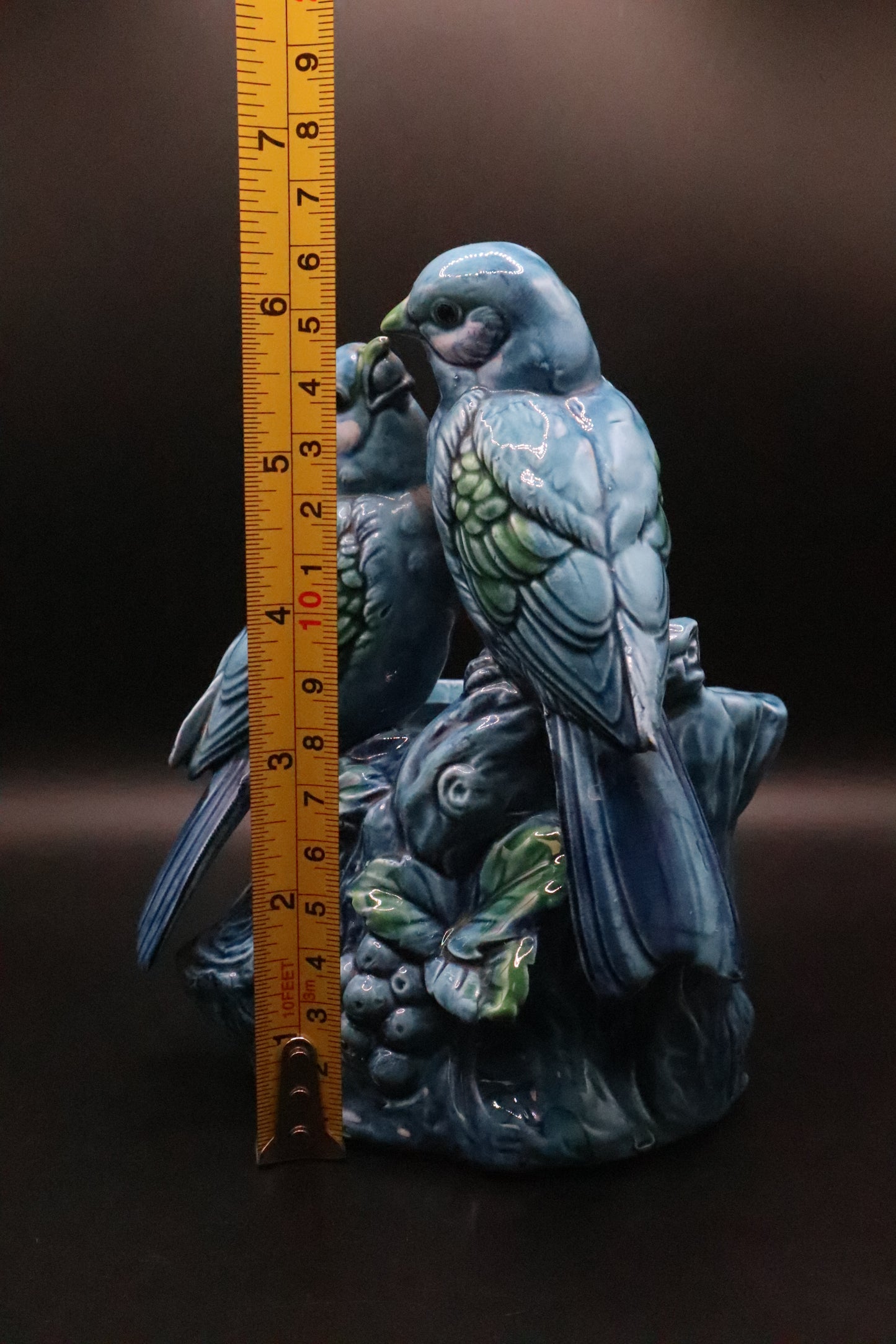 VINTAGE ENESCO JAPAN BLUE BIRD PLANTER