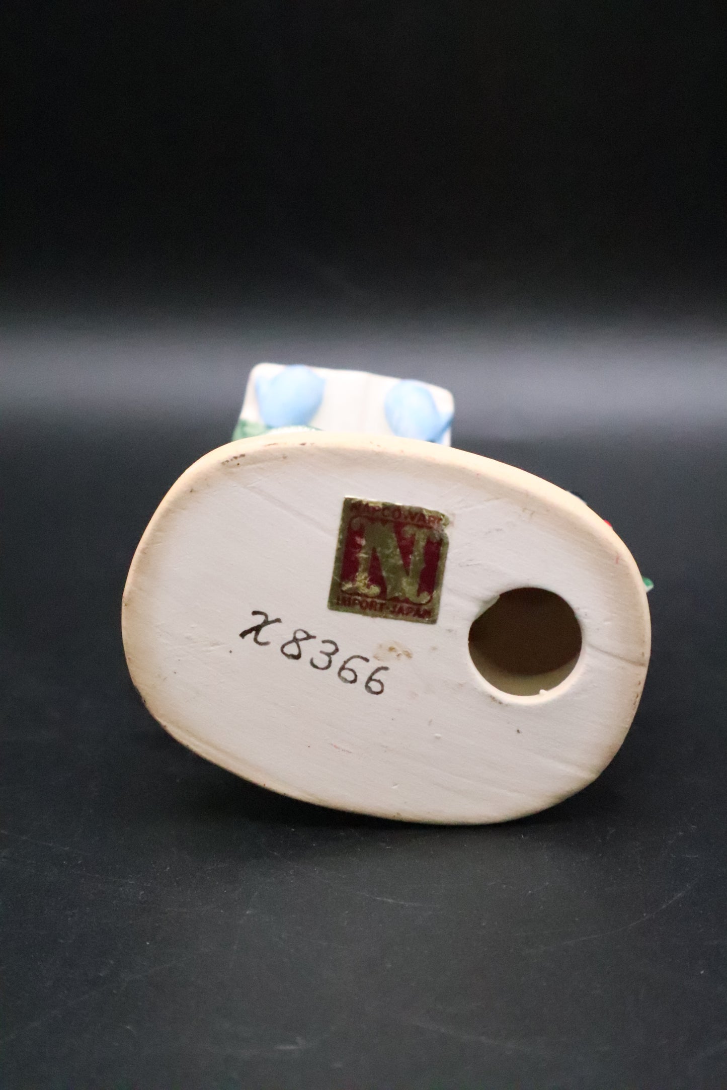 VINTAGE NAPCOWARE CHRISTMAS CAROLING GIRL W/SNOWMAN FIGURINE