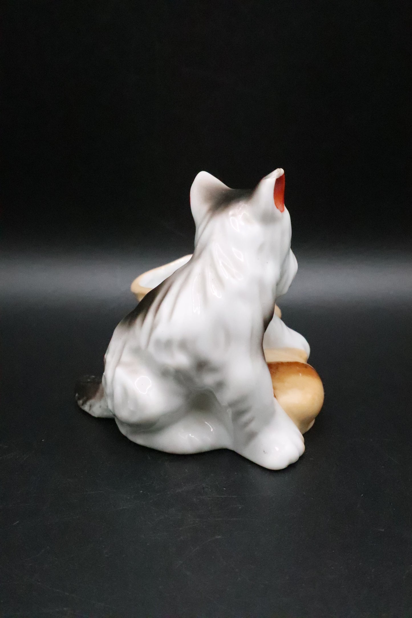 VINTAGE SCHNAUZER CERAMIC PLANTER MADE IN JAPAN (AS IS )