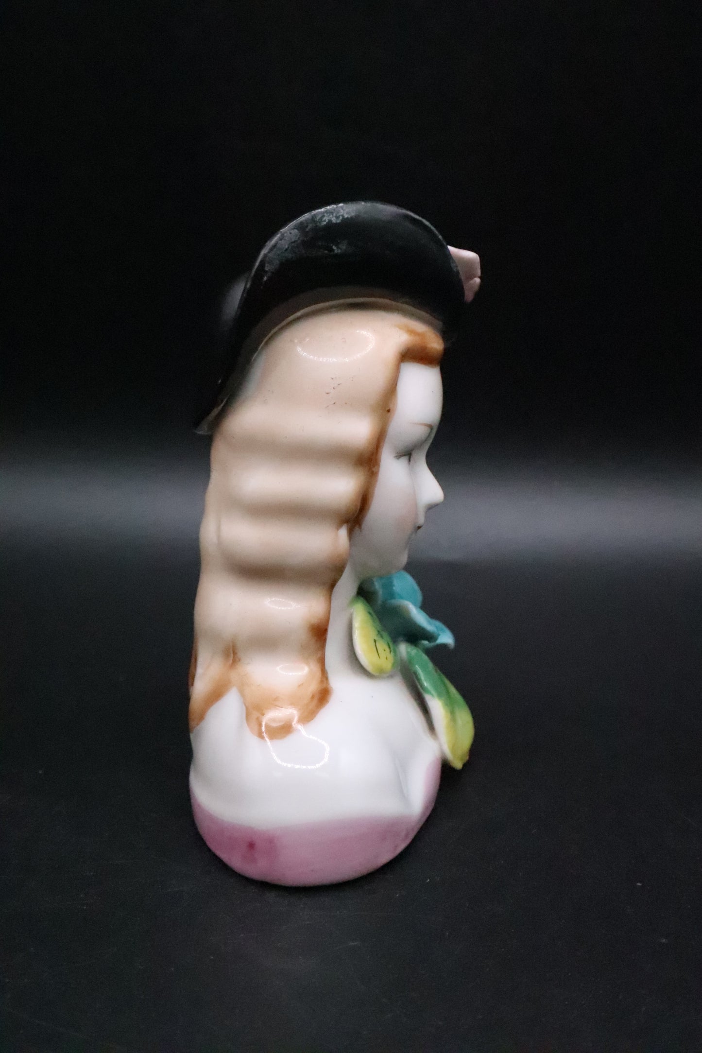 VINTAGE M|K HANDPAINTED LADY PORCELAIN BUST MADE IN JAPAN