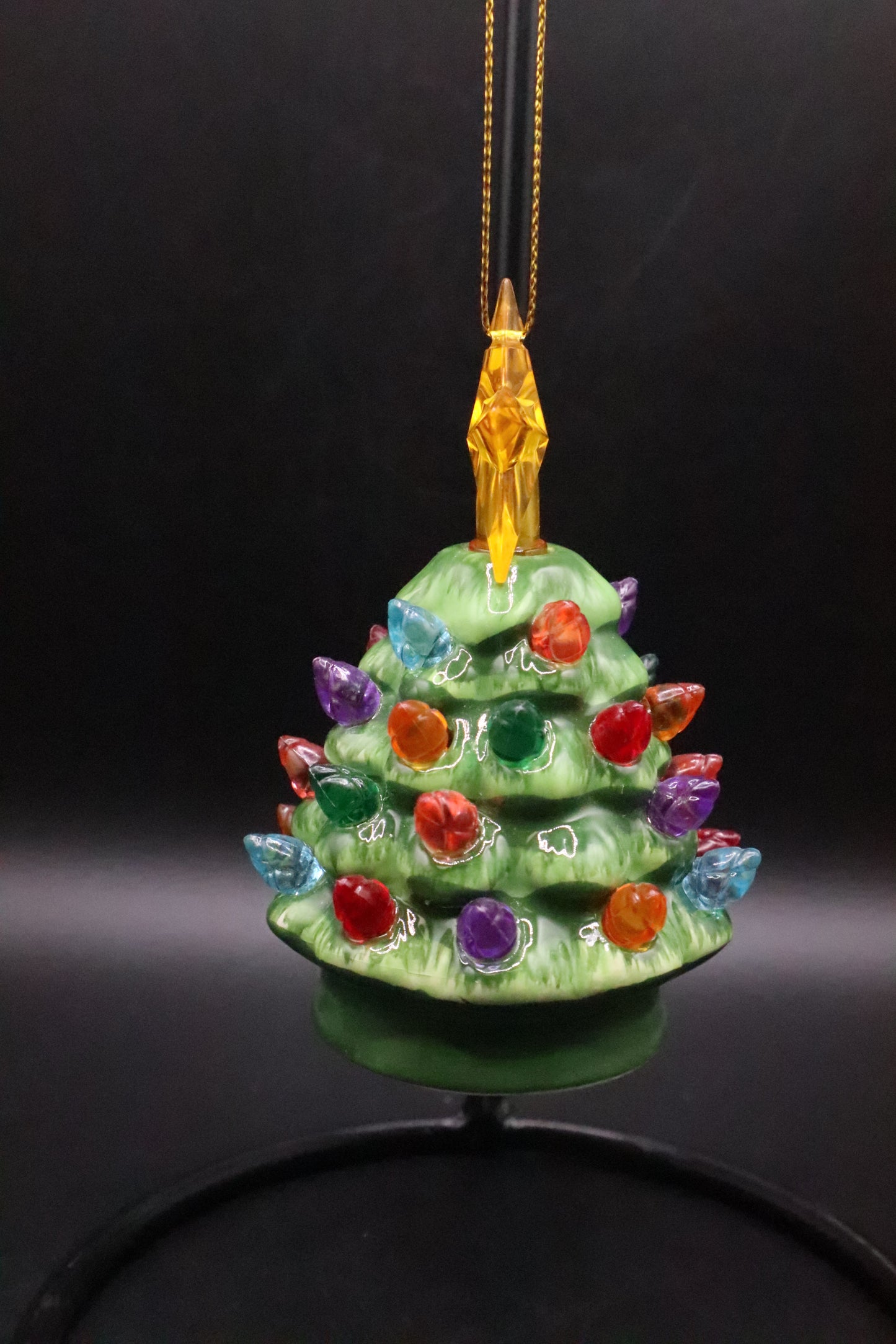 CERAMIC CHRISTMAS TREE ORNAMENT