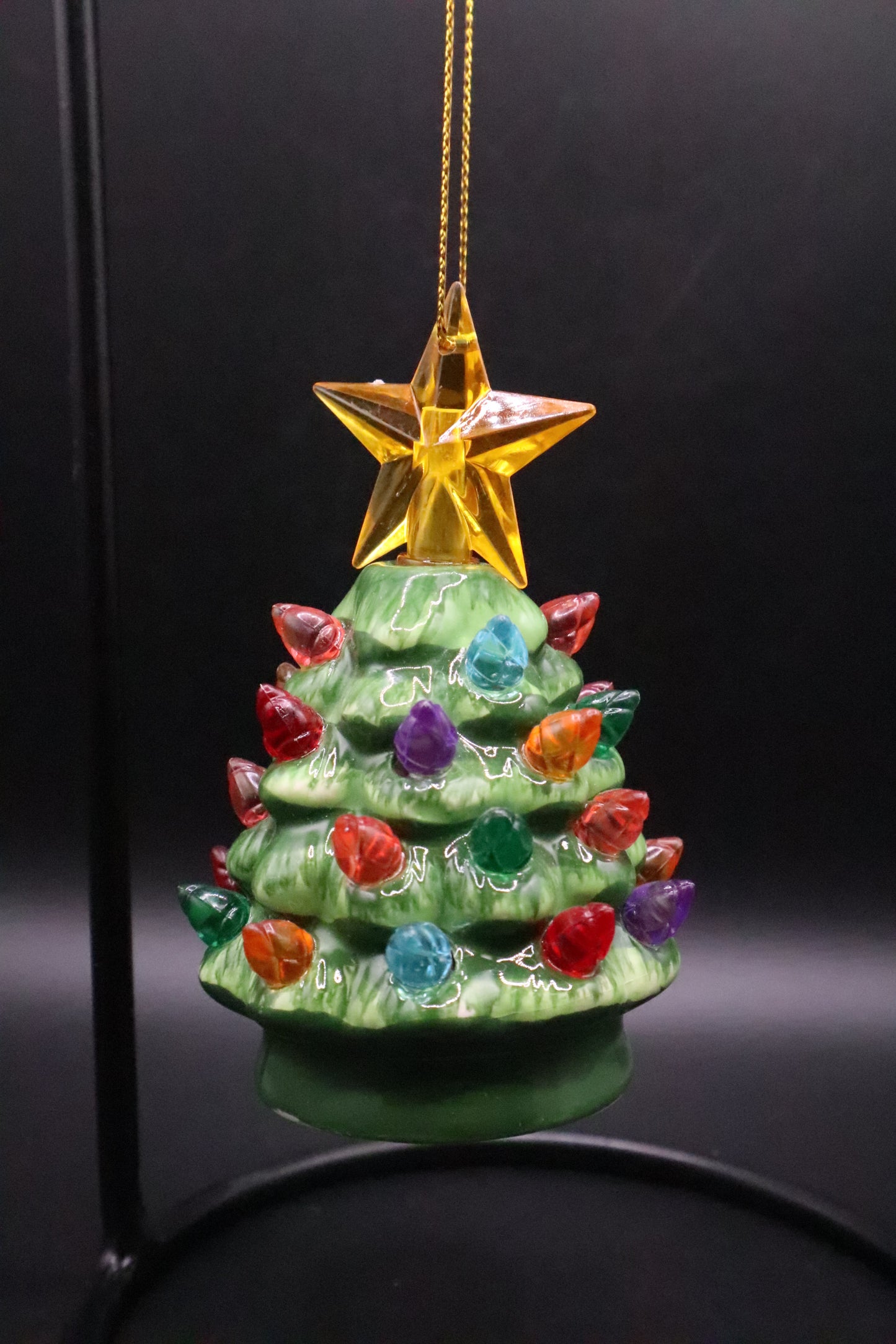 CERAMIC CHRISTMAS TREE ORNAMENT