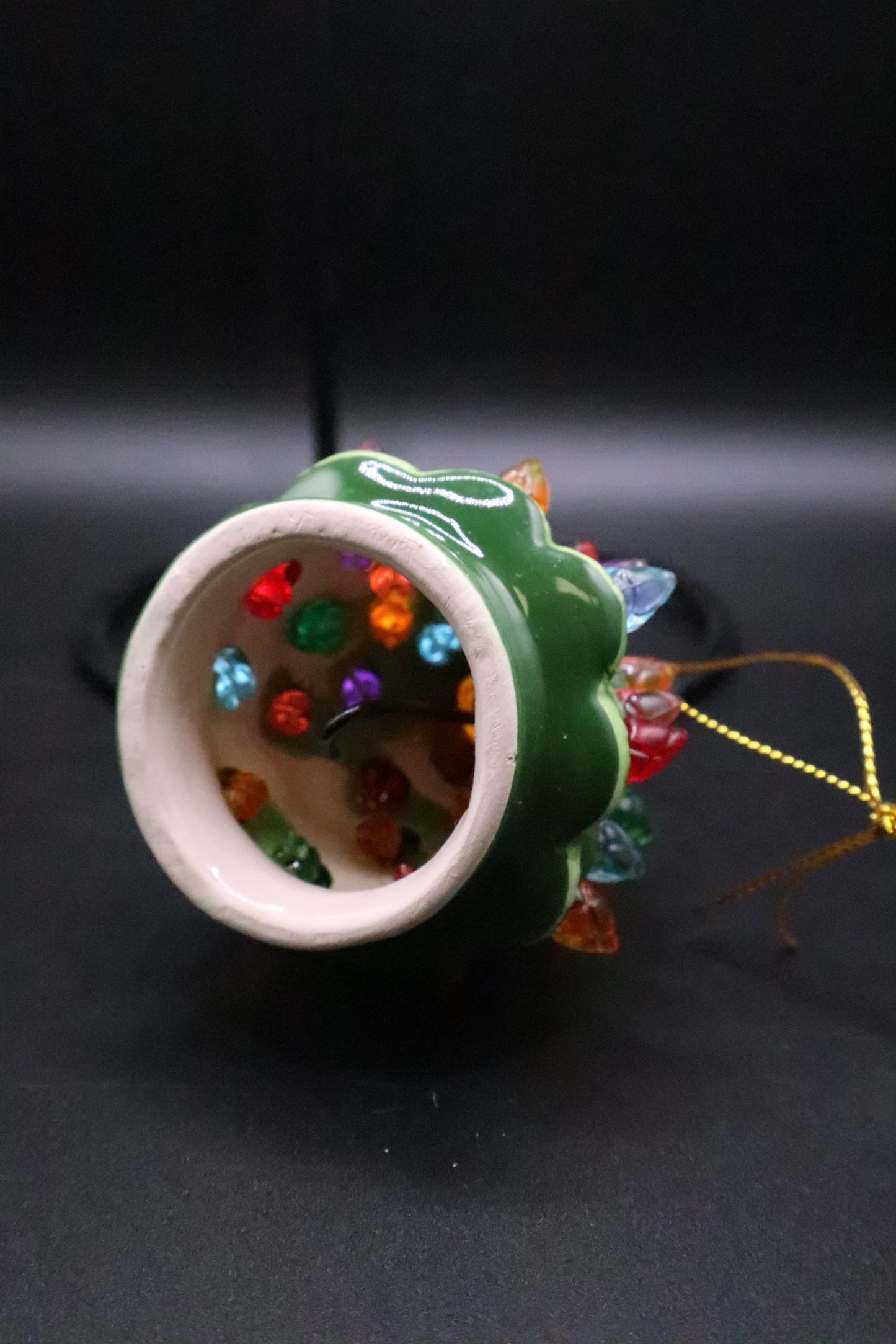 CERAMIC CHRISTMAS TREE ORNAMENT