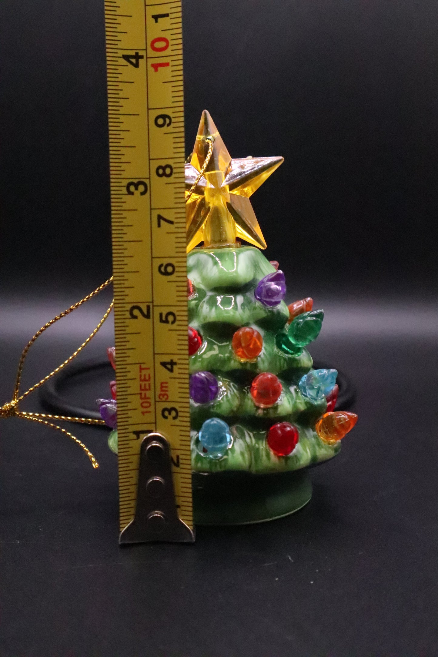CERAMIC CHRISTMAS TREE ORNAMENT