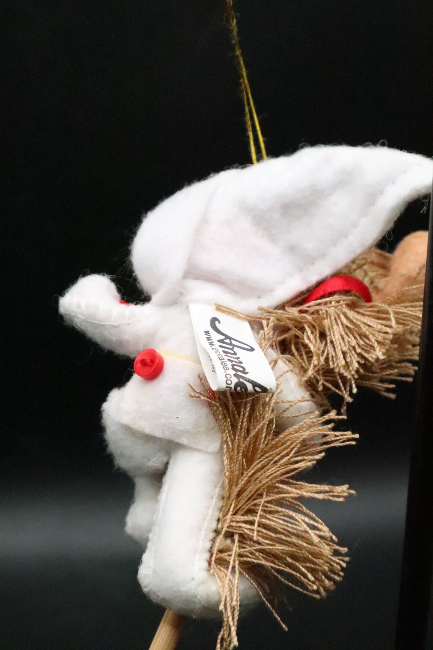 ANNALEE 3" PJ KID ON STICK HORSE 2010