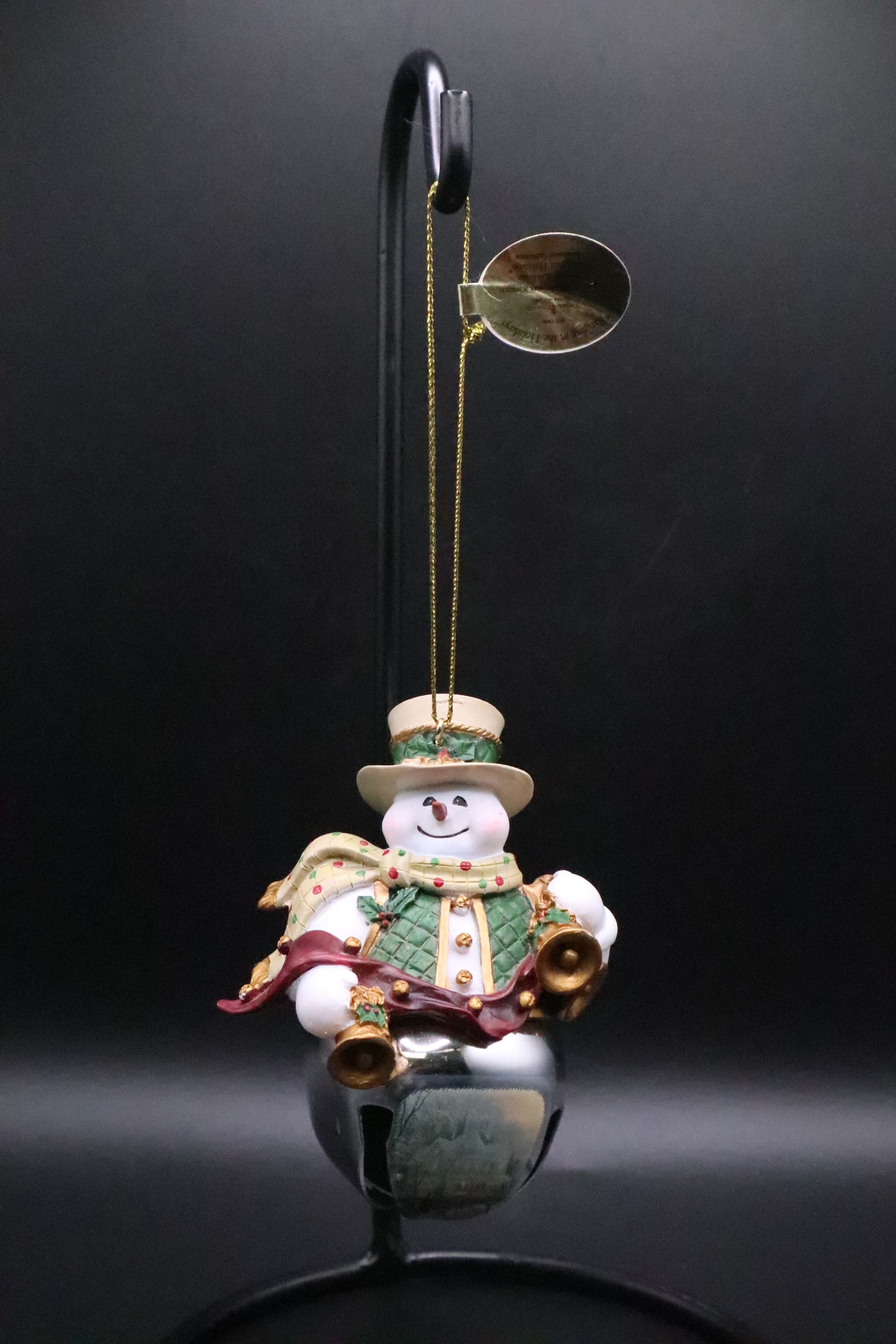 THOMAS KINKADE SNOWMAN BELL