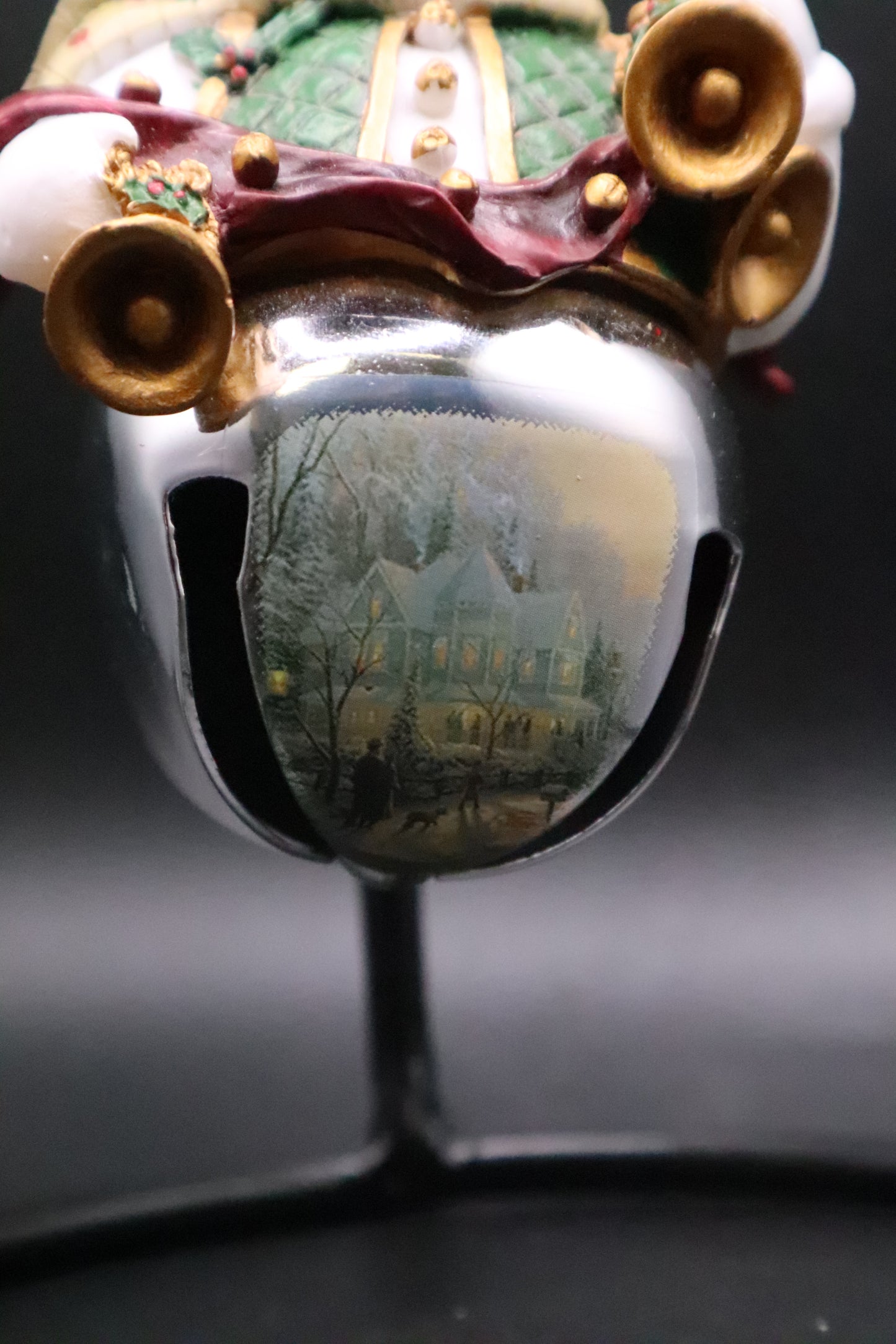 THOMAS KINKADE SNOWMAN BELL