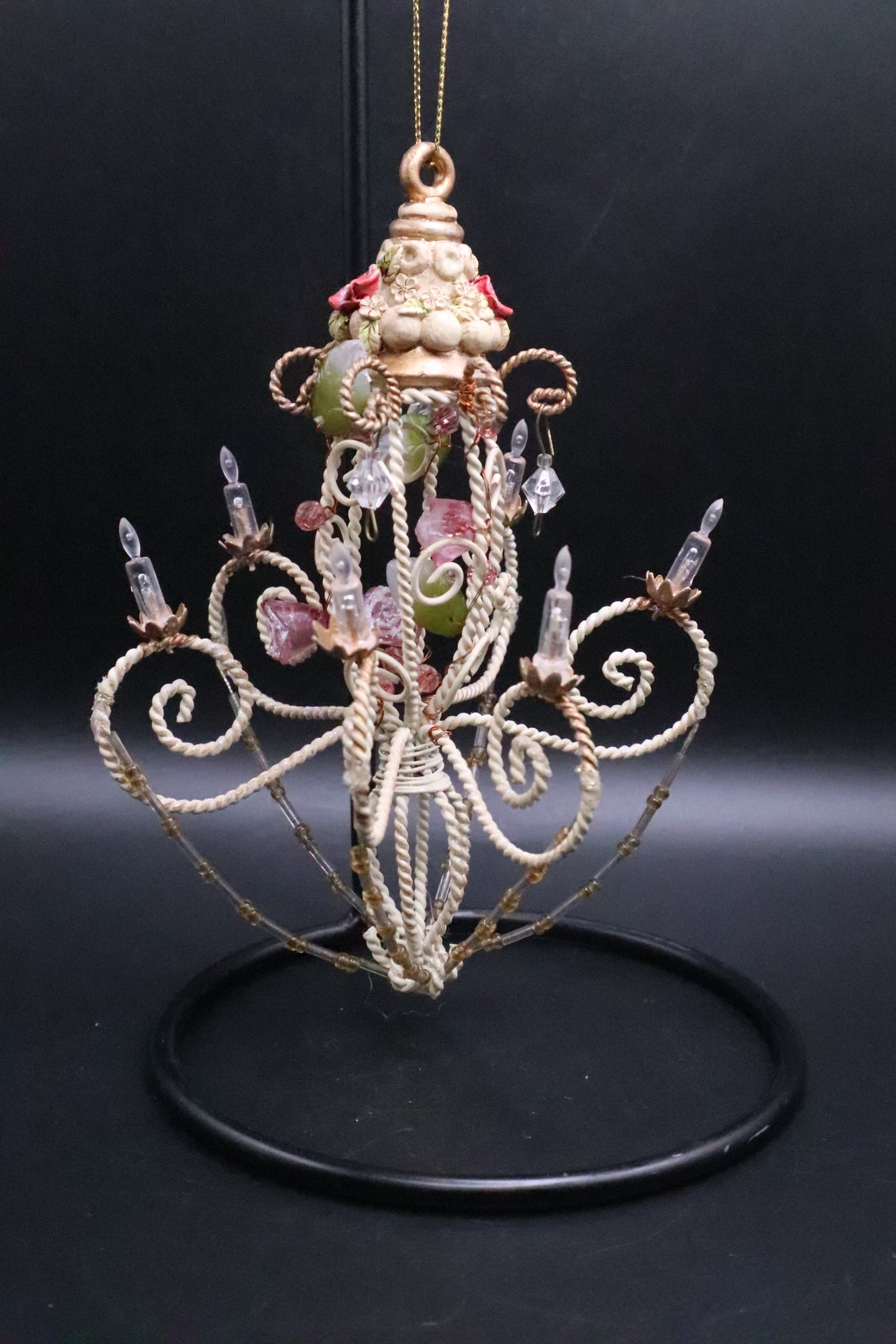 FRENCH TOLE CHANDELIER ORNAMENT