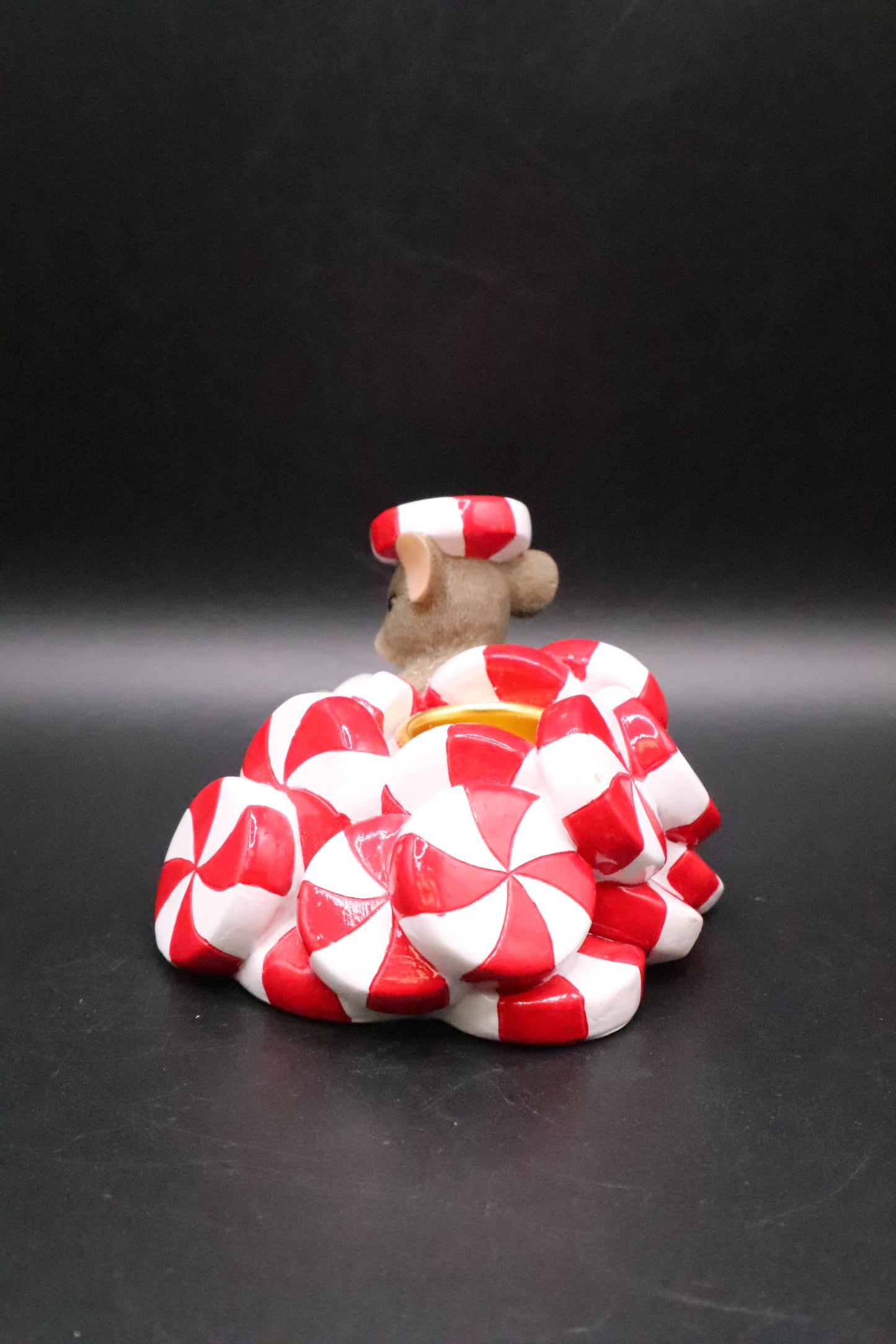 CHARMING TALES CANDY CANE CANDLE HOLDER