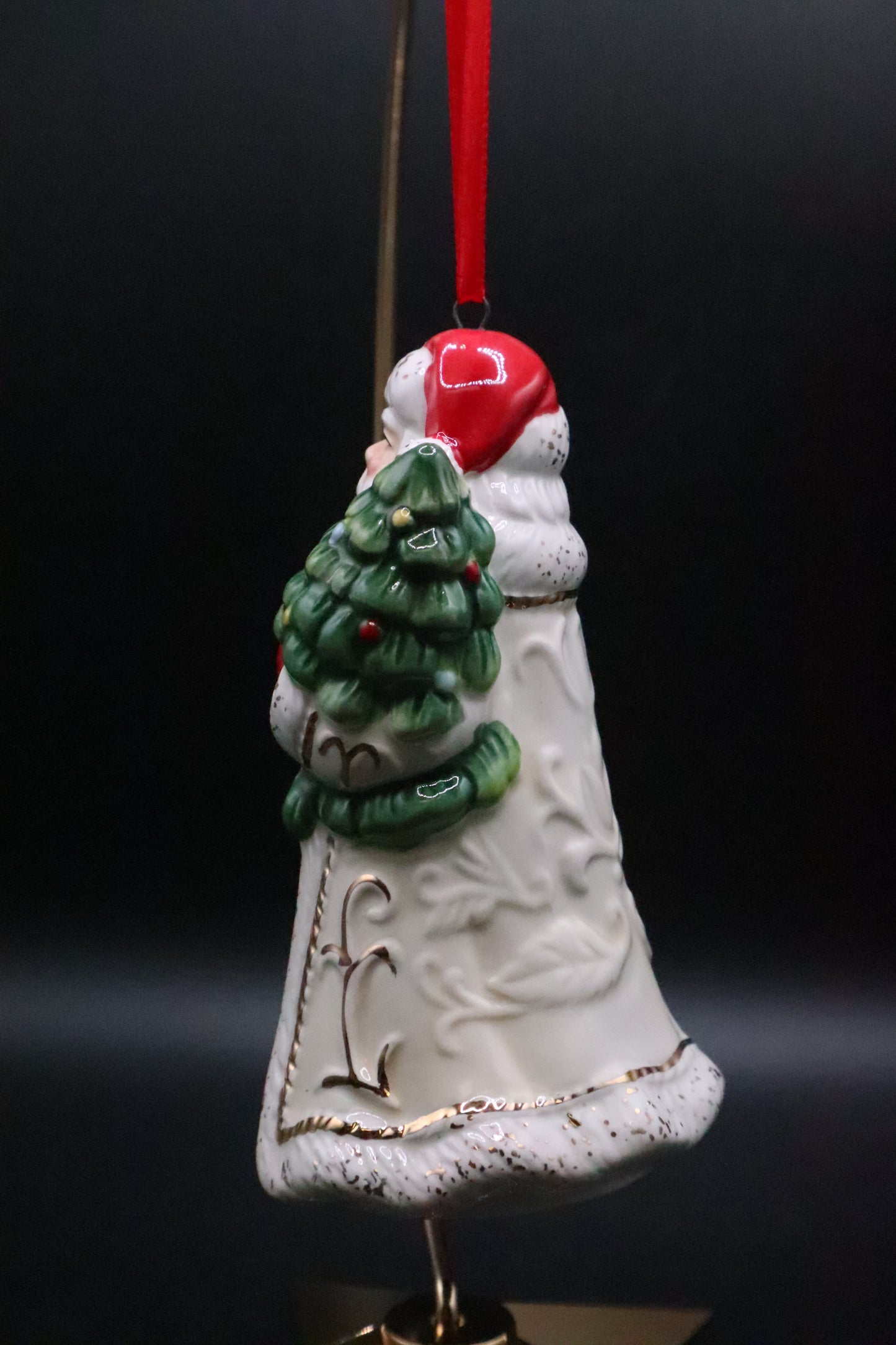 SPODE CHRISTMAS TREE SANTA ORNAMENT WITH BOX