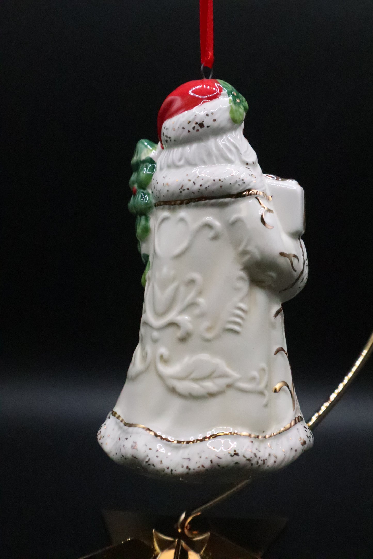 SPODE CHRISTMAS TREE SANTA ORNAMENT WITH BOX