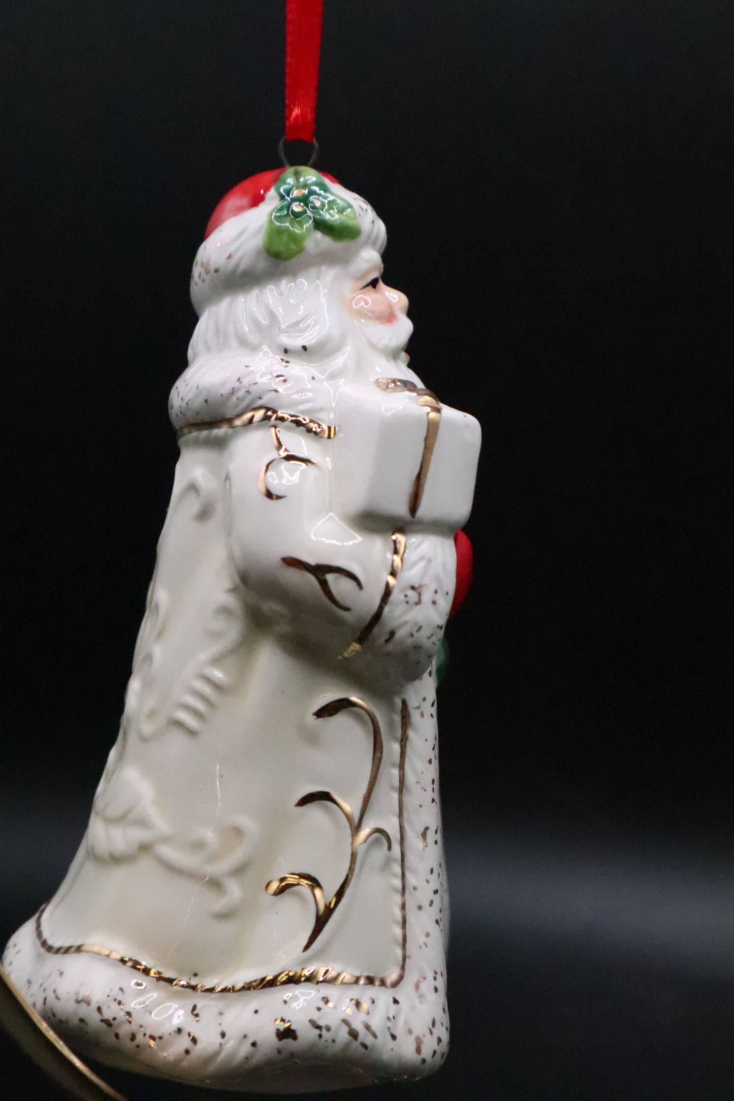 SPODE CHRISTMAS TREE SANTA ORNAMENT WITH BOX
