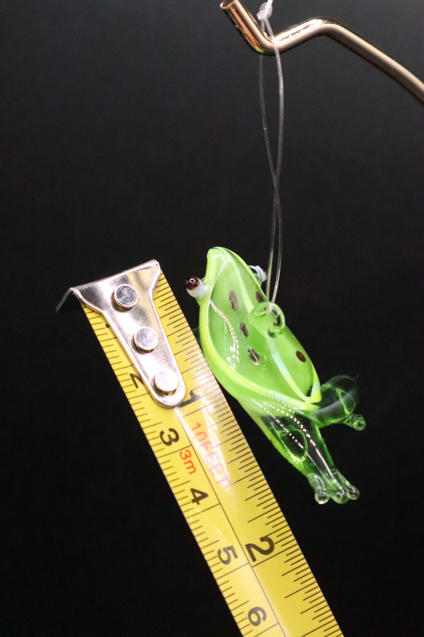 HAND BLOWN GLASS MINI CZECH FROG
