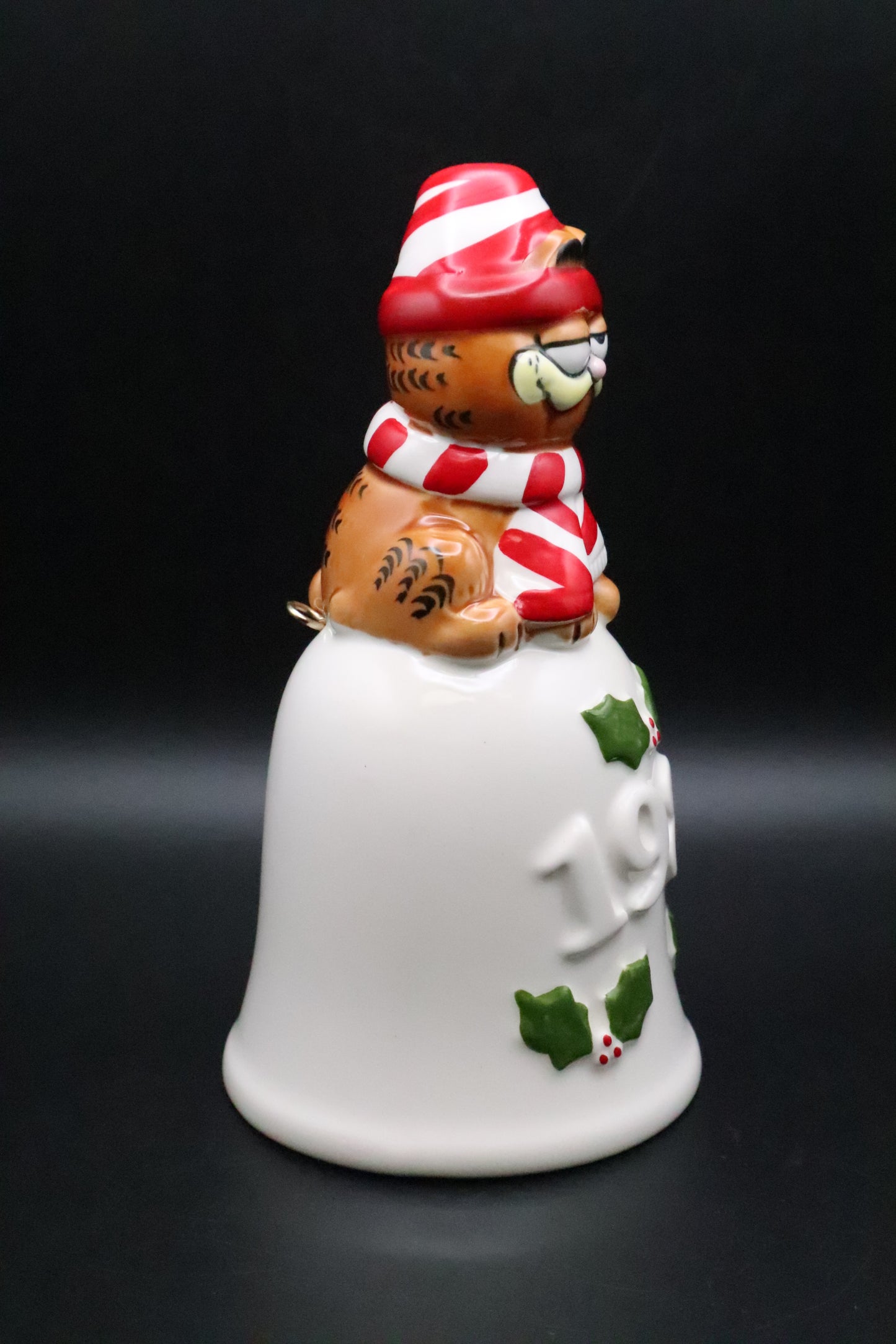 VINTAGE GARFIELD CHRISTMAS BELL 1986 ENESCO