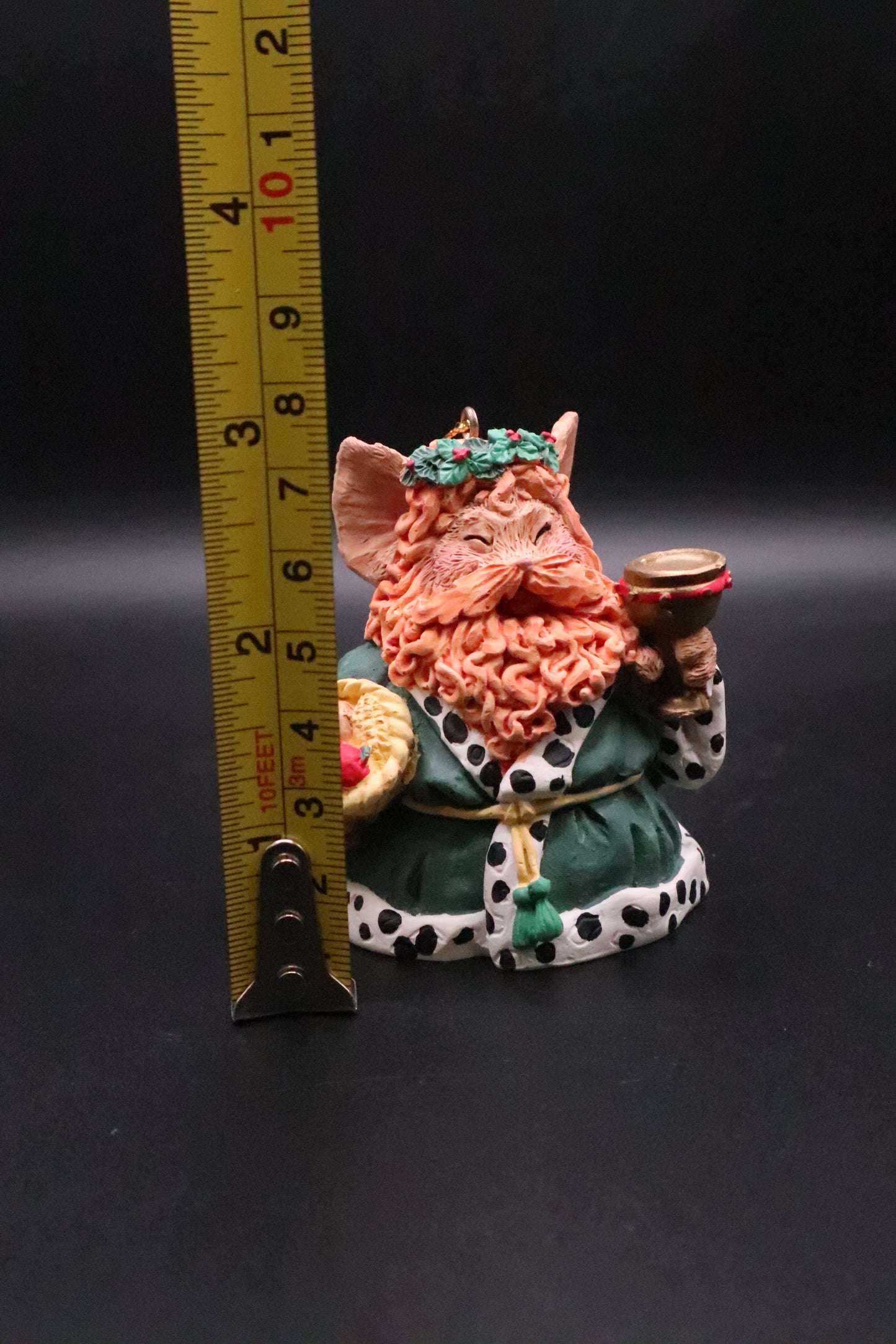 HOUSE OF LLOYD GHOST MICE CHRISTMAS AROUND WORLD ORNAMENTS  SET OF 4