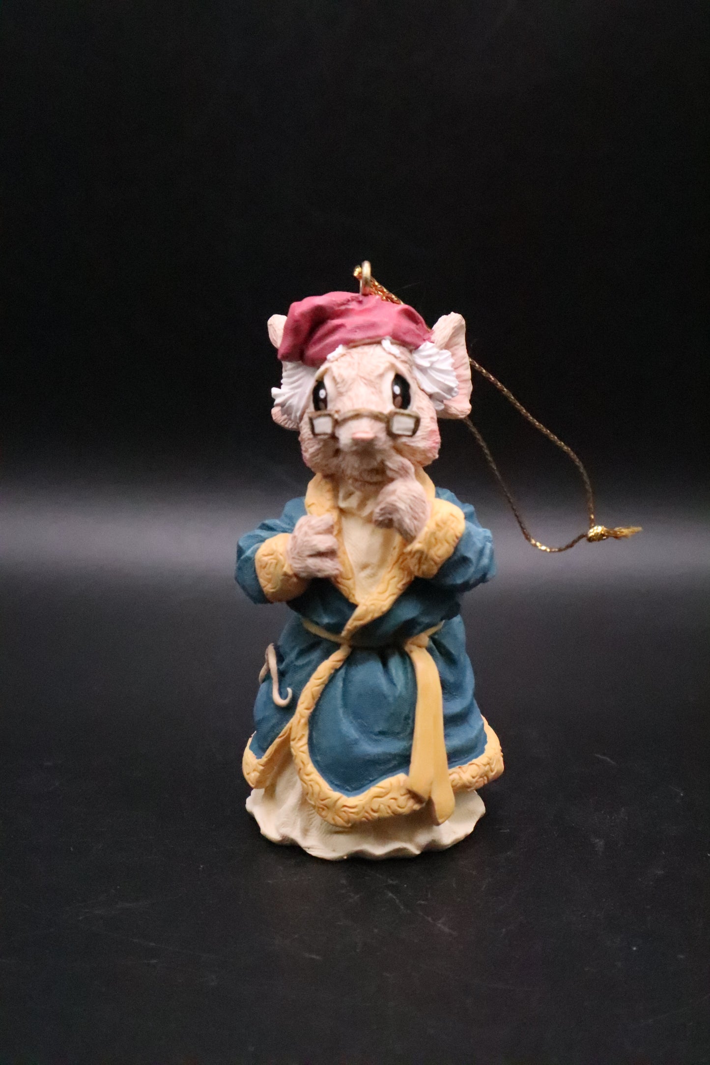 HOUSE OF LLOYD GHOST MICE CHRISTMAS AROUND WORLD ORNAMENTS  SET OF 4