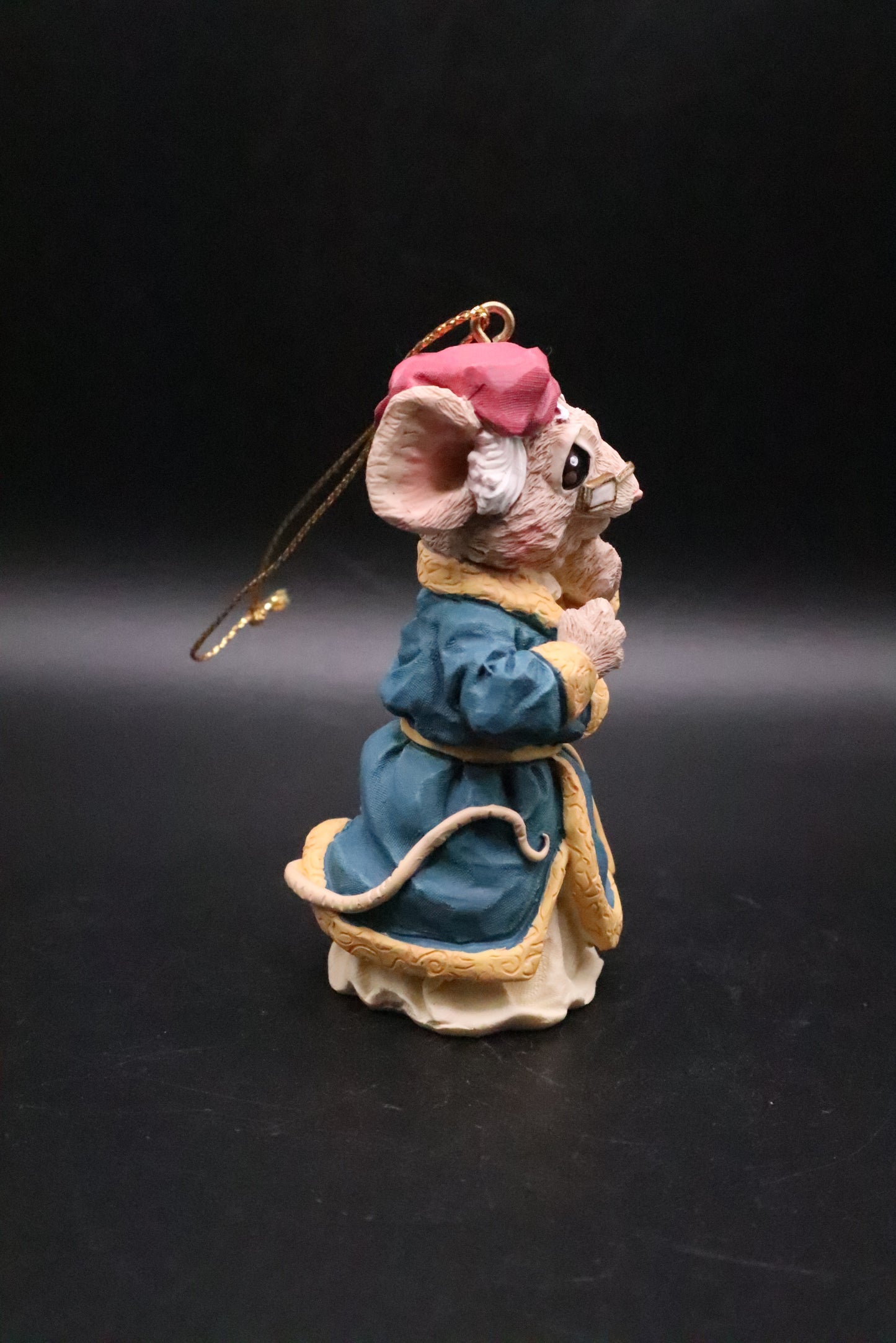 HOUSE OF LLOYD GHOST MICE CHRISTMAS AROUND WORLD ORNAMENTS  SET OF 4