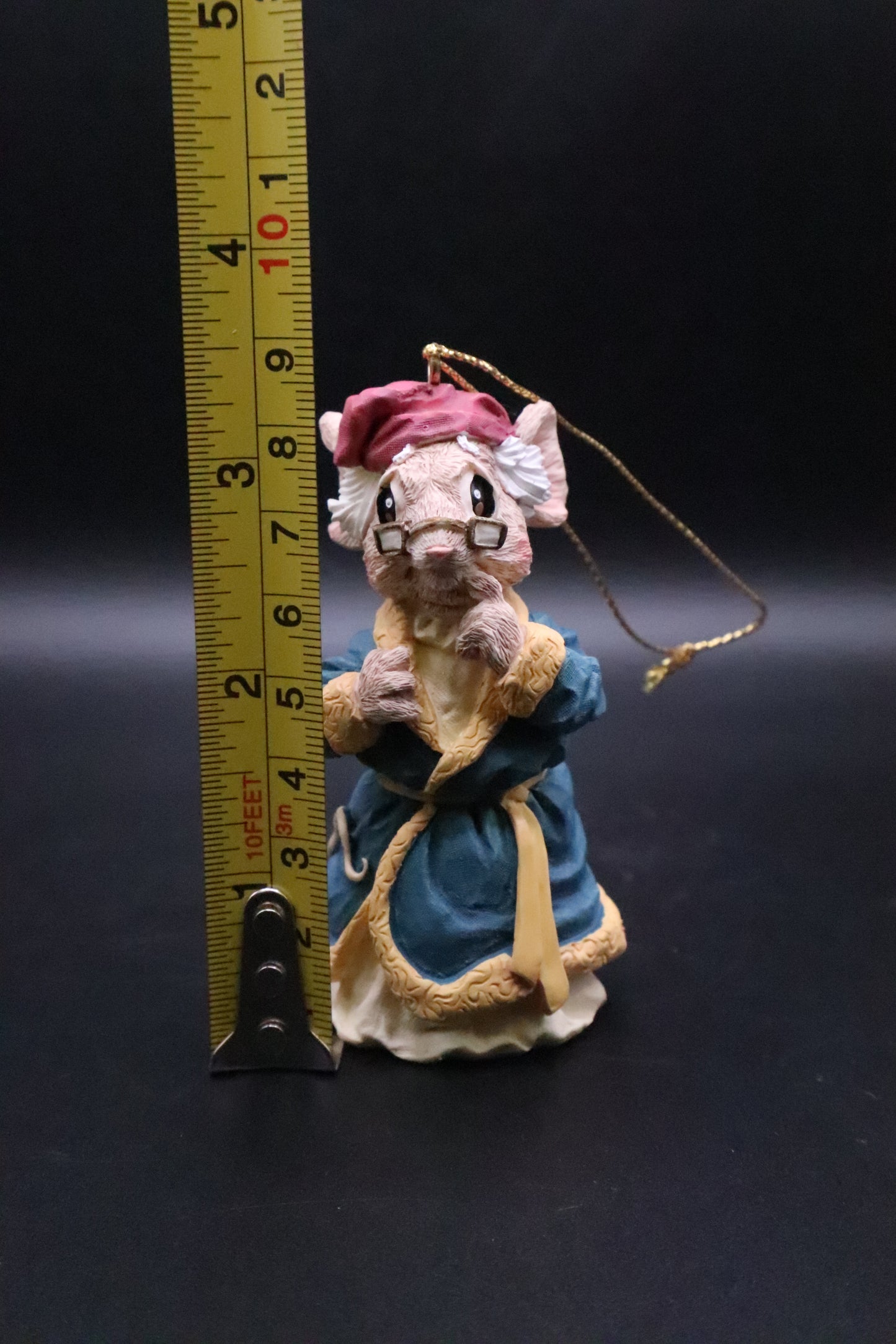 HOUSE OF LLOYD GHOST MICE CHRISTMAS AROUND WORLD ORNAMENTS  SET OF 4