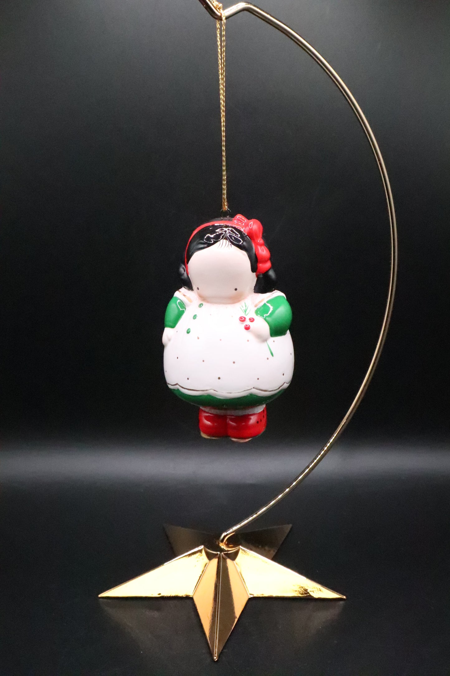 MICHEL & COMPANY GIRL SEASONAL DECOR ORNAMENT