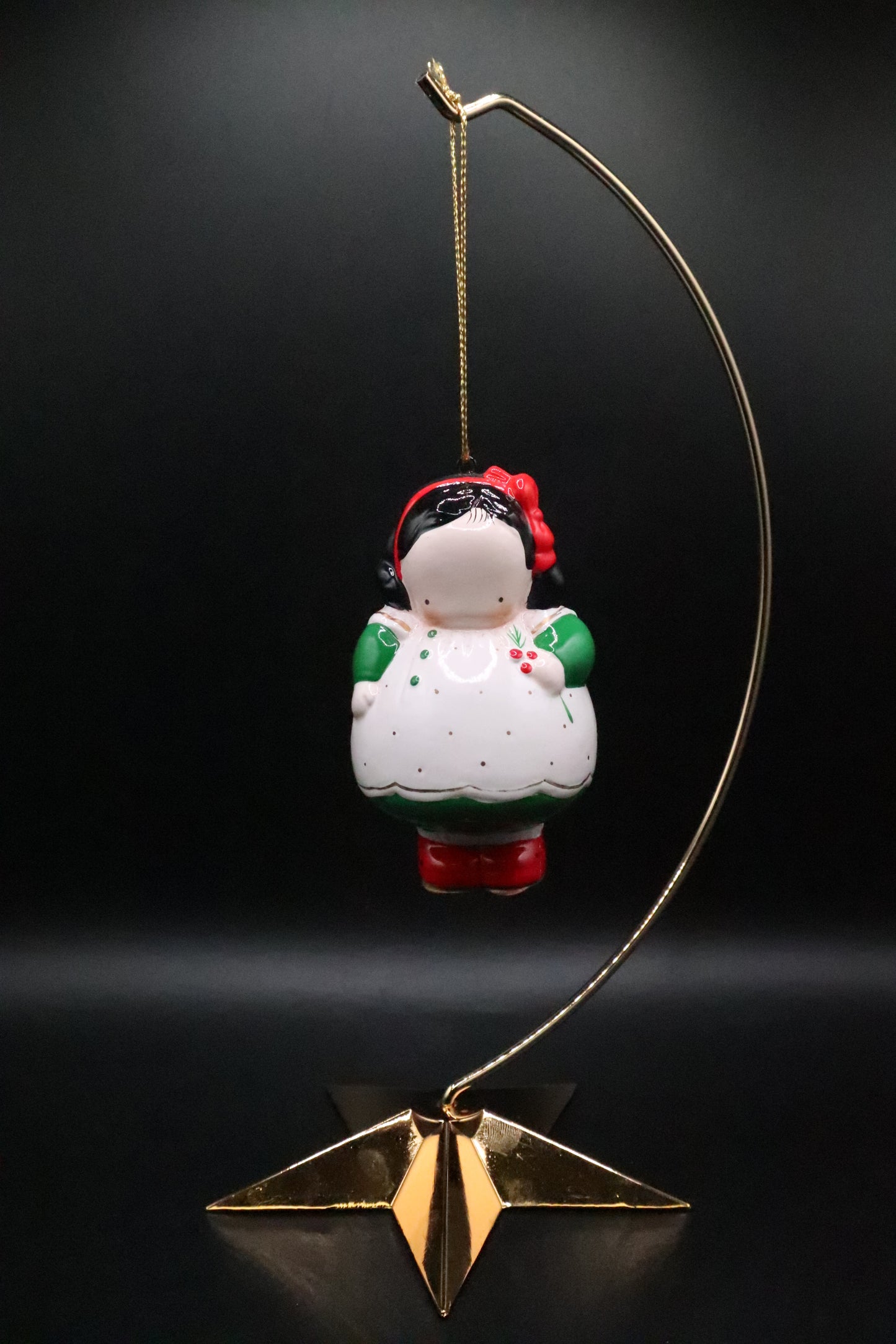 MICHEL & COMPANY GIRL SEASONAL DECOR ORNAMENT