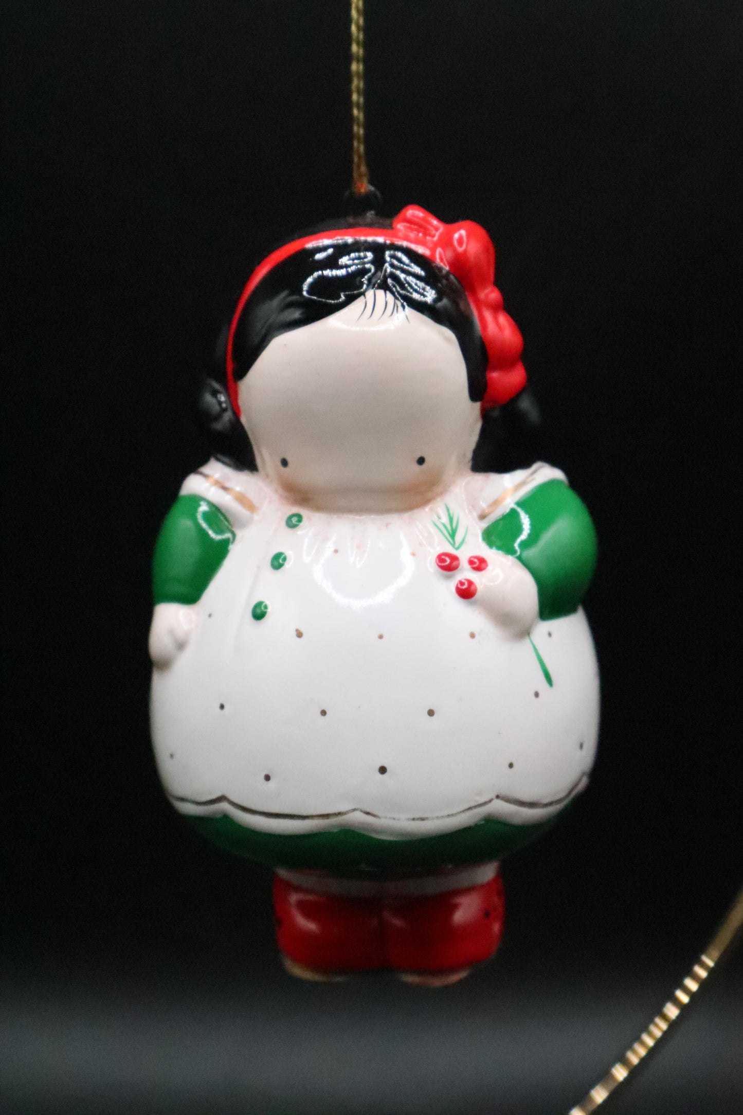 MICHEL & COMPANY GIRL SEASONAL DECOR ORNAMENT