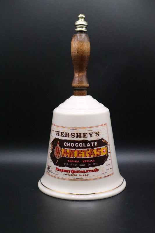 VINTAGE HERSHEY'S CHOCOLATE WANETAS PORCELAIN BELL