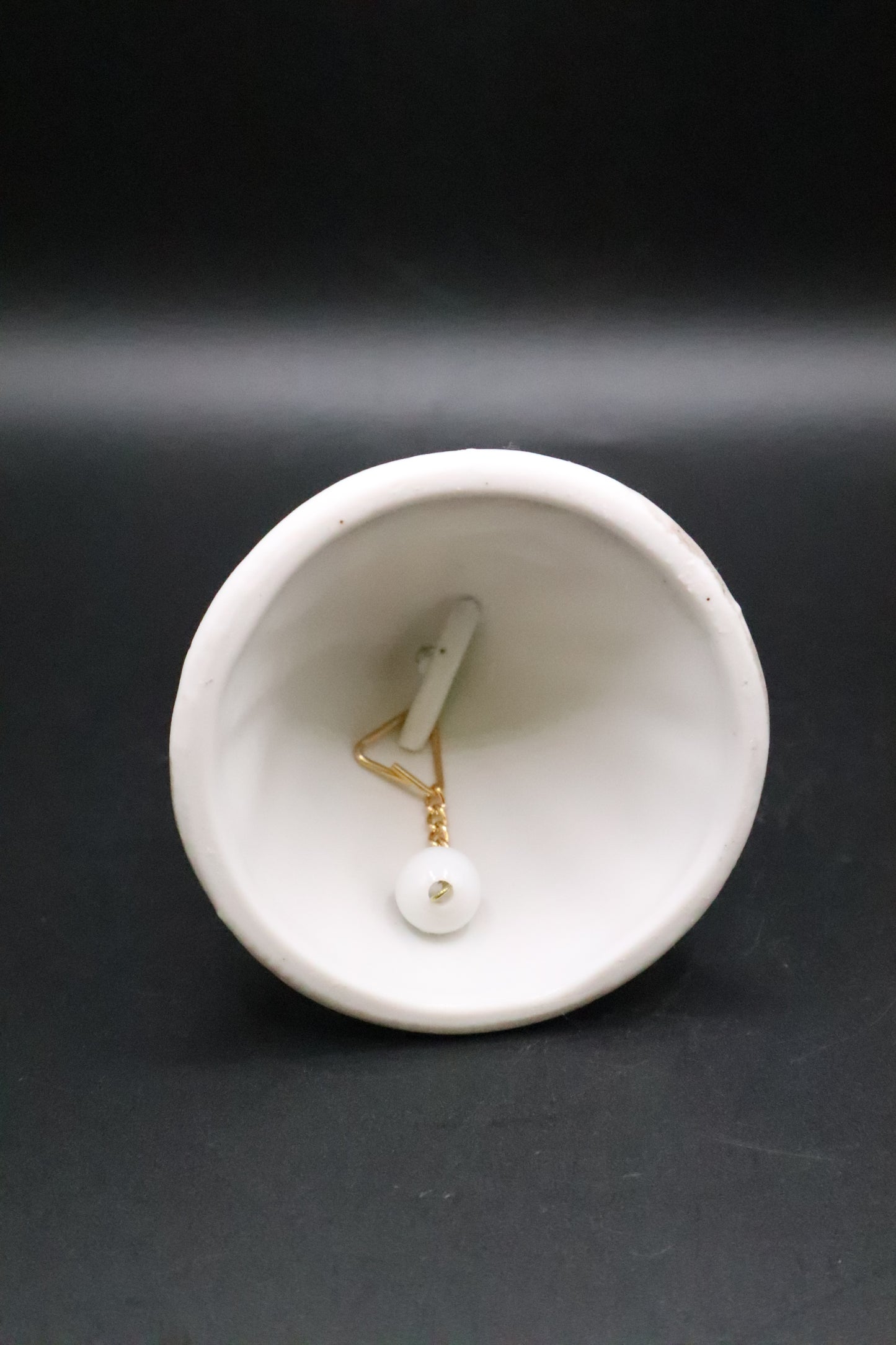 VINTAGE BISQUE CERAMIC NUN BELL