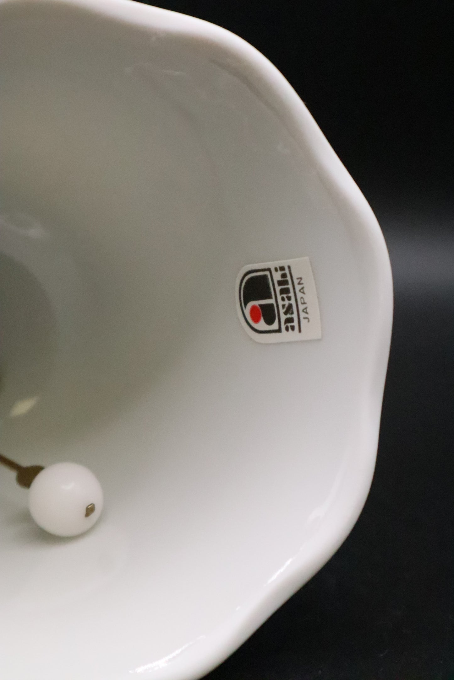 VINTAGE ASAHI JAPAN PORCELAIN BELL