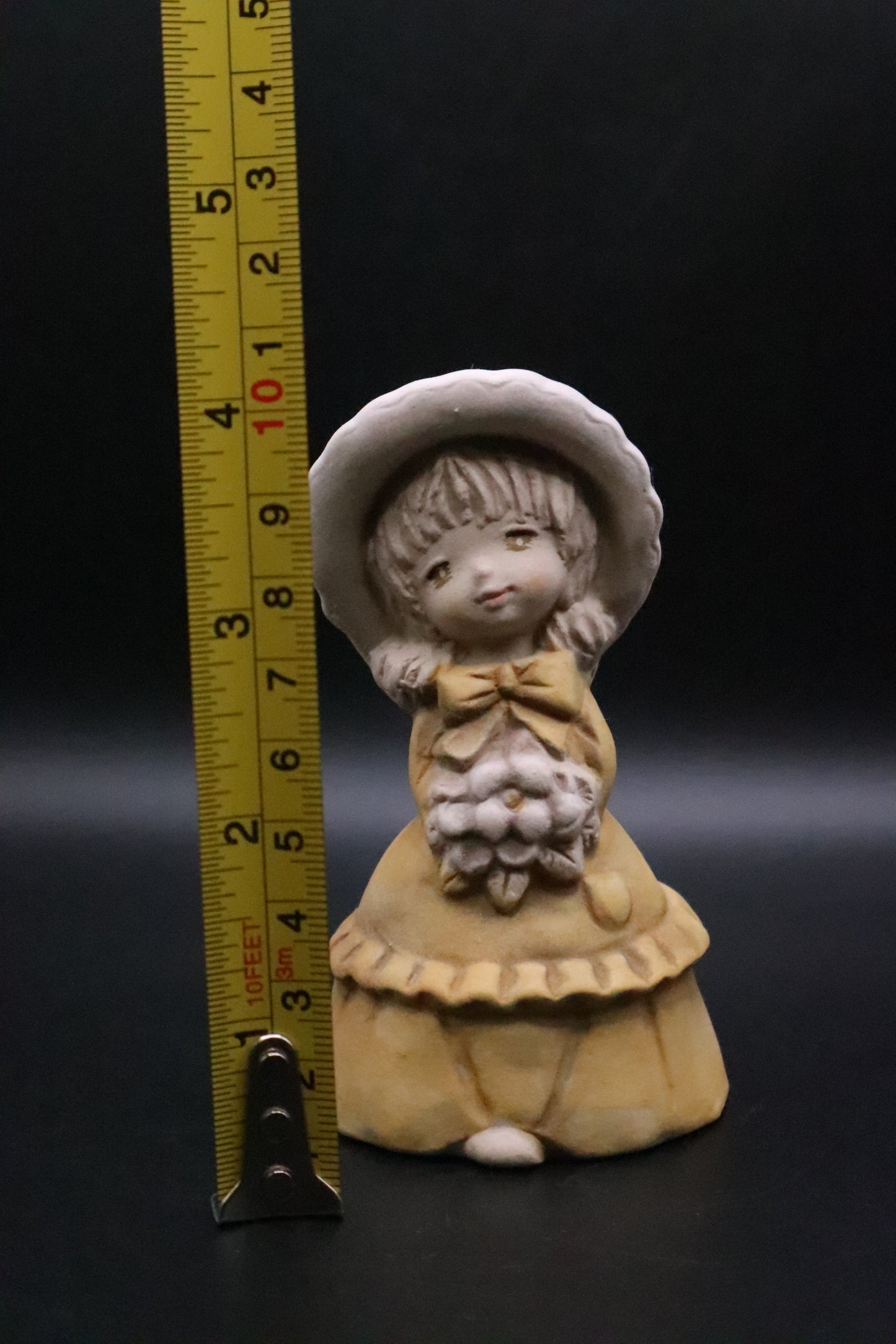 VINTAGE JAPAN POTTERY SOUTHERN CHARM BOUQUET GIRLL BELL