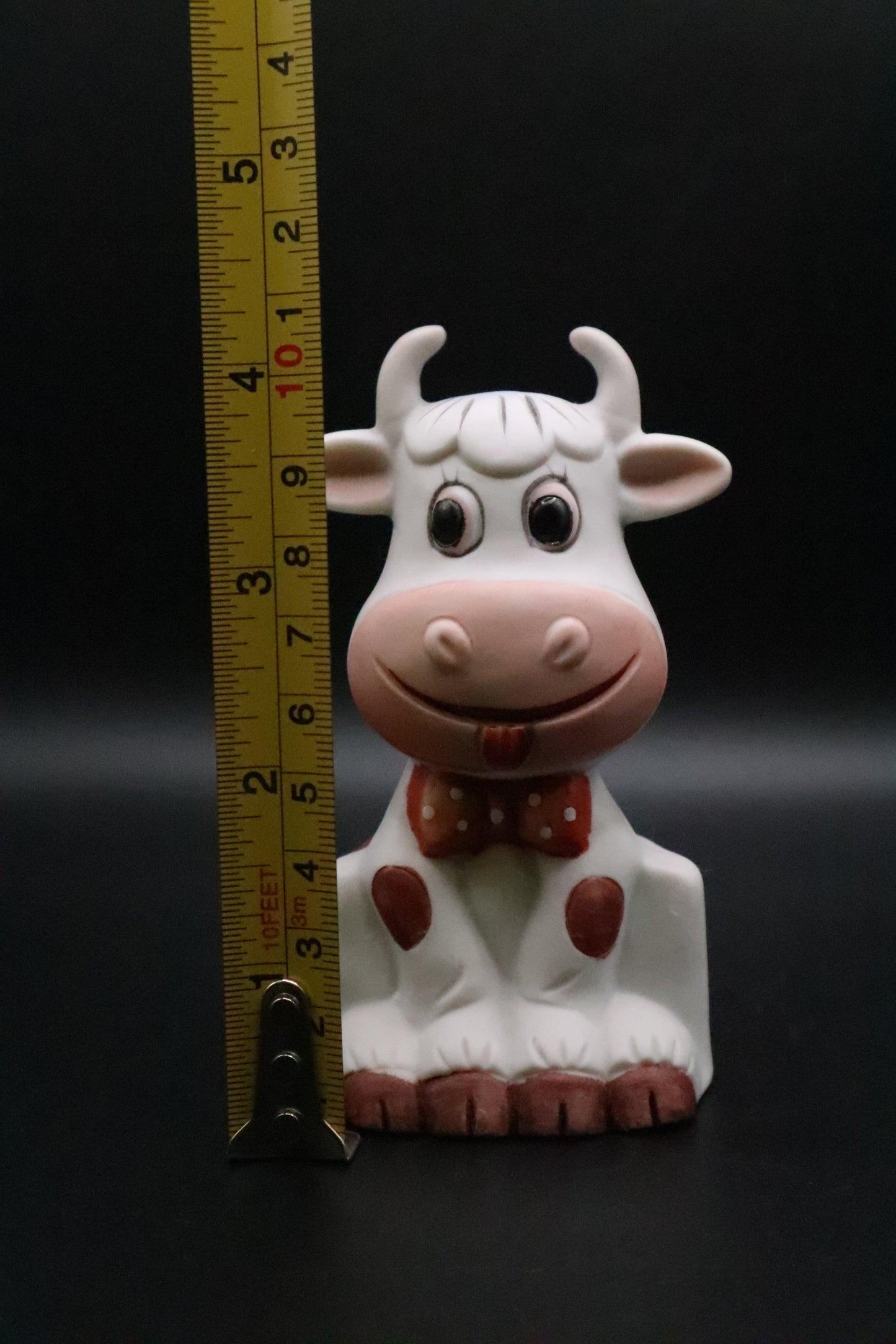VINTAGE 1987 BISQUE LEGO TAIWAN COW BELL