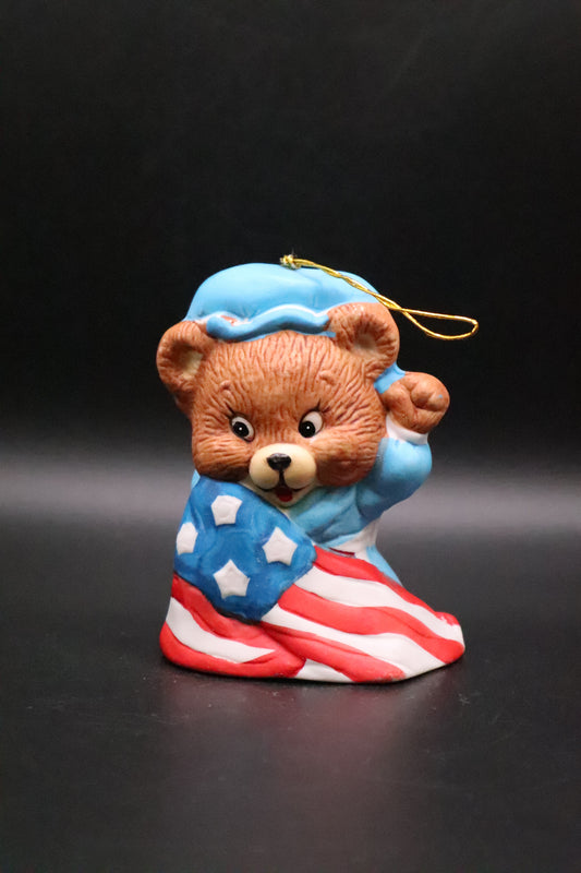 VINTAGE GIFT CO INC FAMOUS AMERICAN BEAR BELL "BETSY ROSS"
