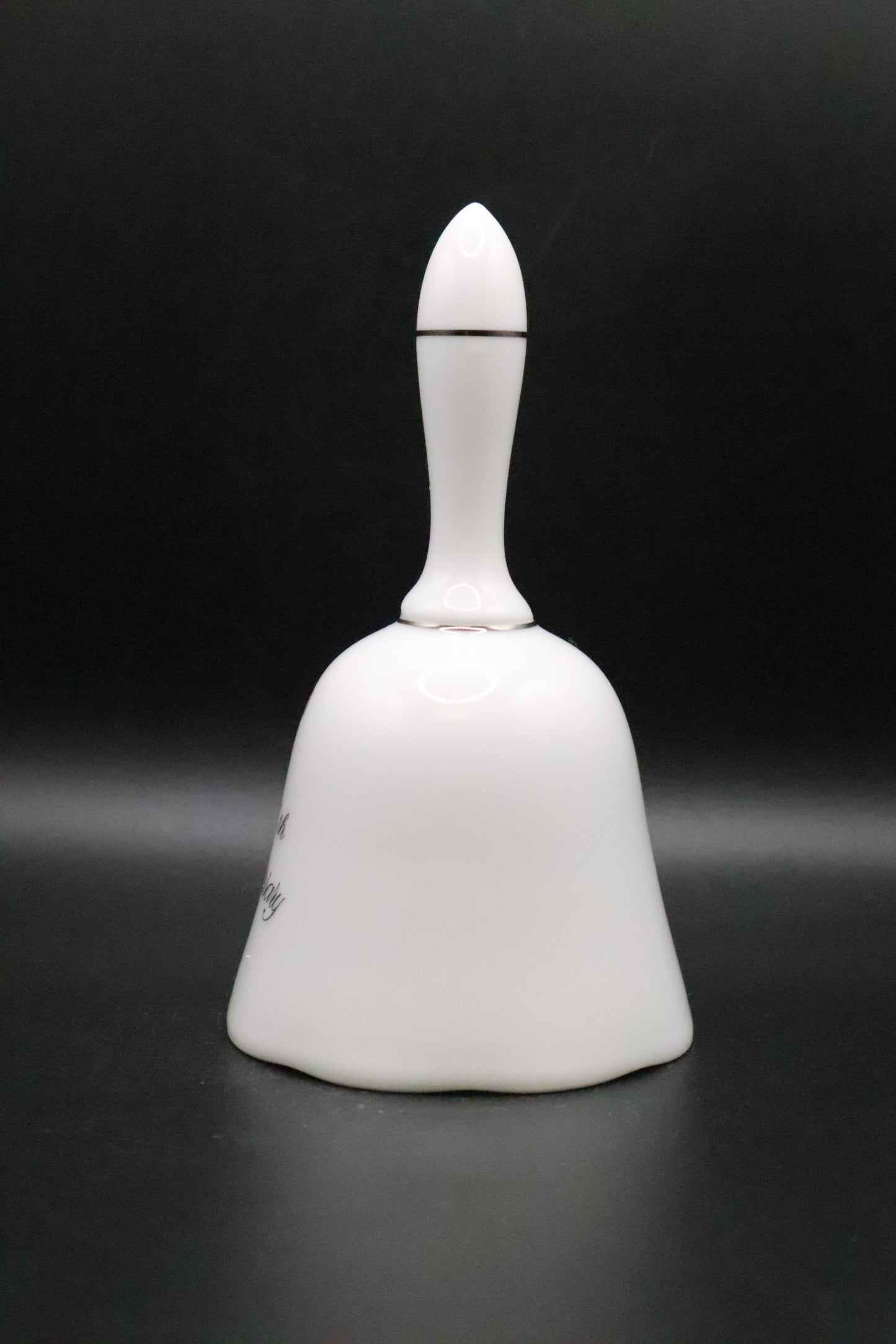 VINTAGE PORCELAIN 25TH ANNIVERSARY BELL TREASURE MASTER ROMANCE ROSE COLLECTION
