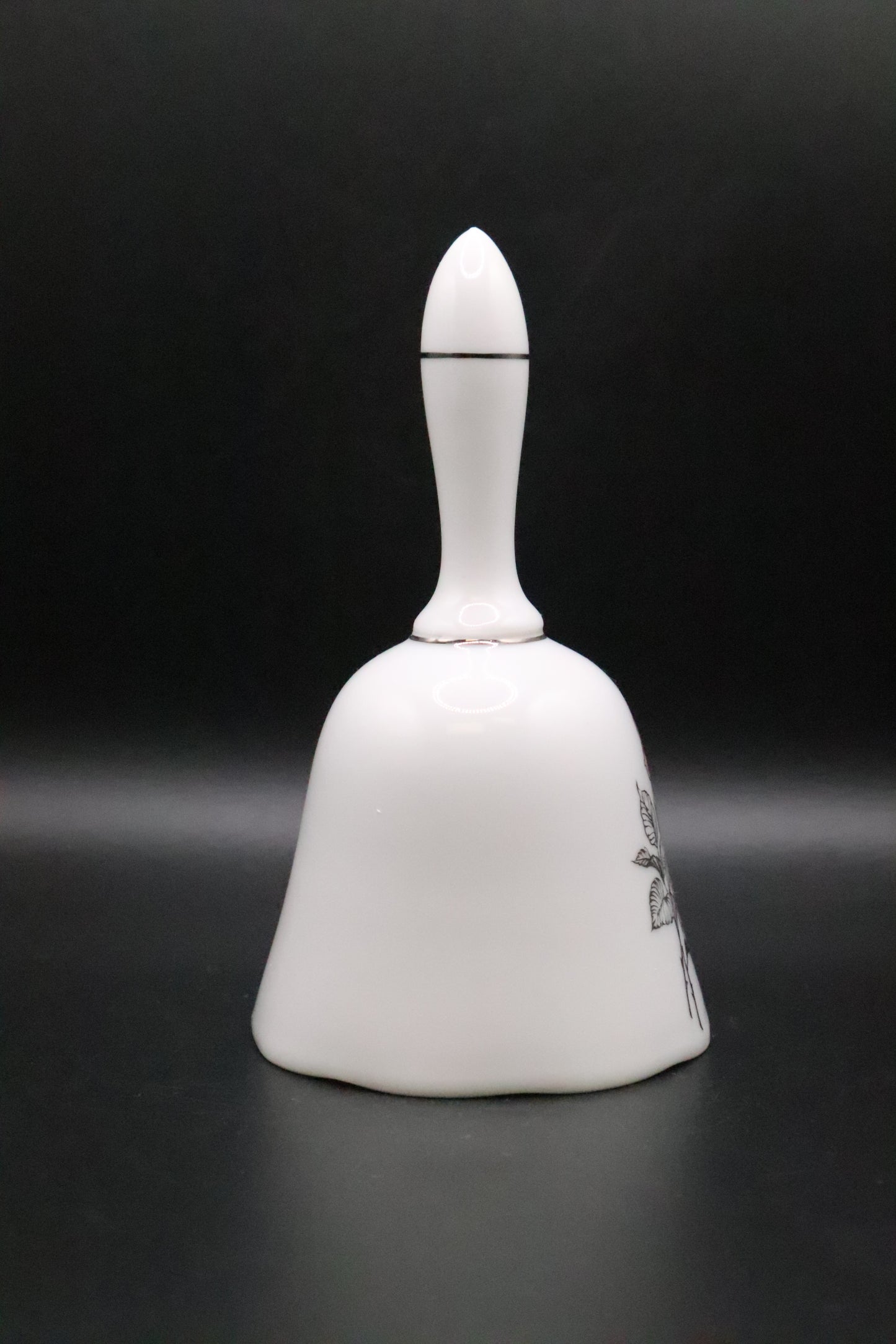 VINTAGE PORCELAIN 25TH ANNIVERSARY BELL TREASURE MASTER ROMANCE ROSE COLLECTION