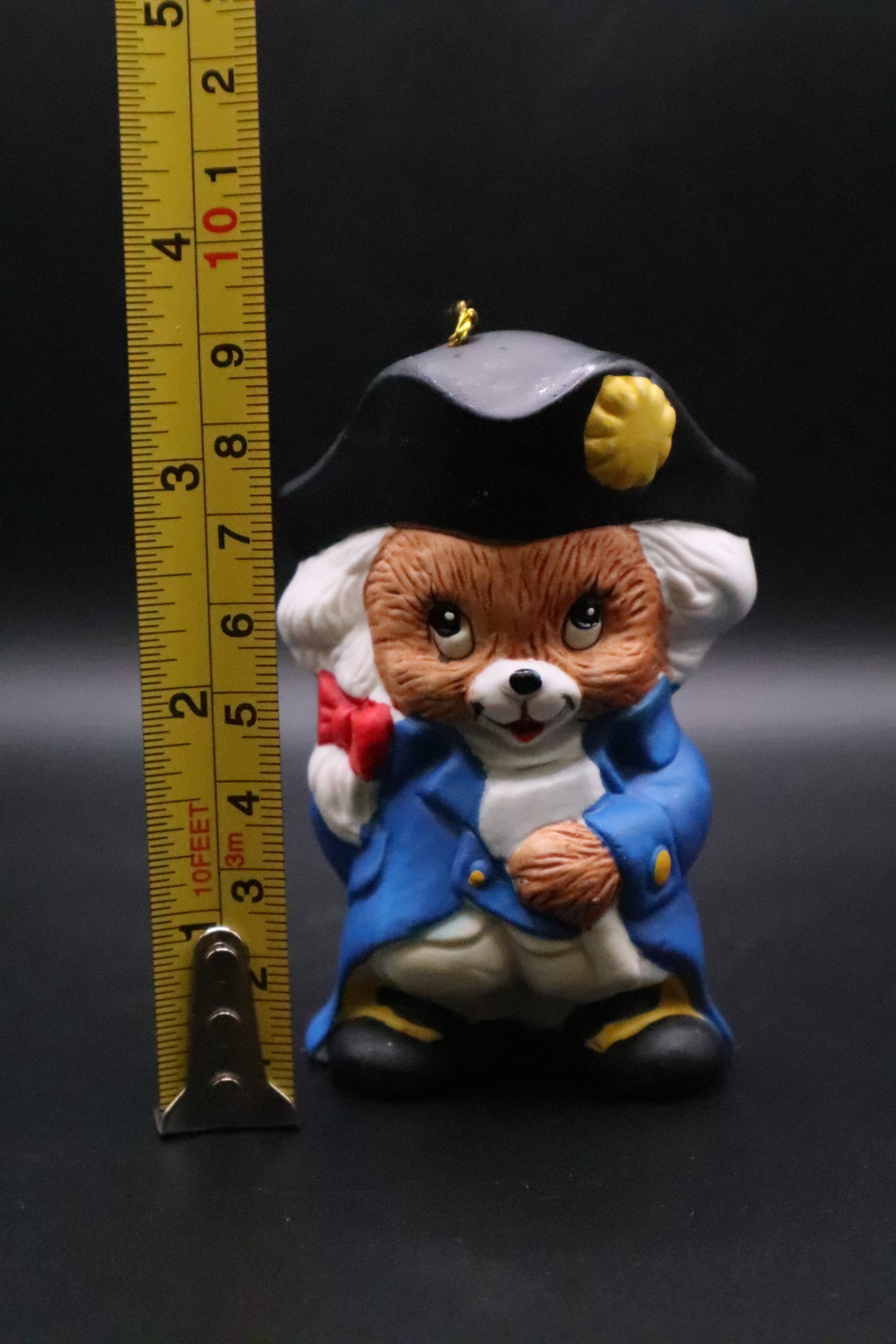 VINTAGE GIFT CO INC FAMOUS AMERICAN BEAR BELL "GEORGE WASHINGTON"