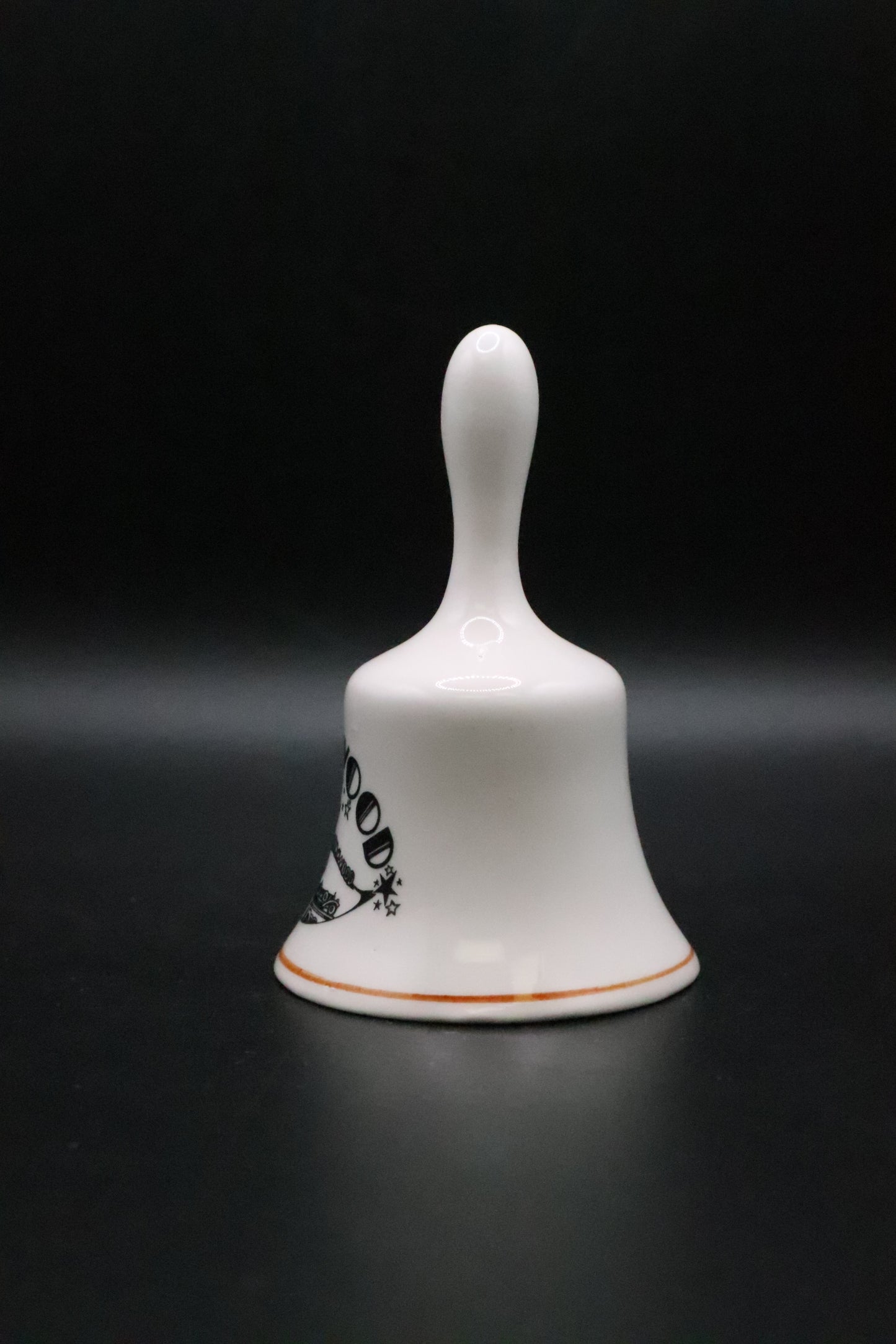 VINTAGE PORCELAIN SOUVENIR BELL "HOLLYWOOD"