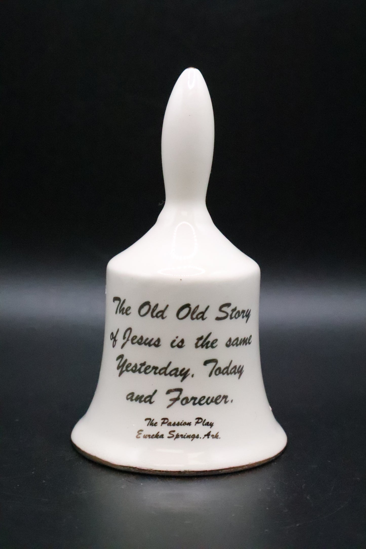 VINTAGE ROOSTER "THE PASSION PLAY" PORCELAIN BELL